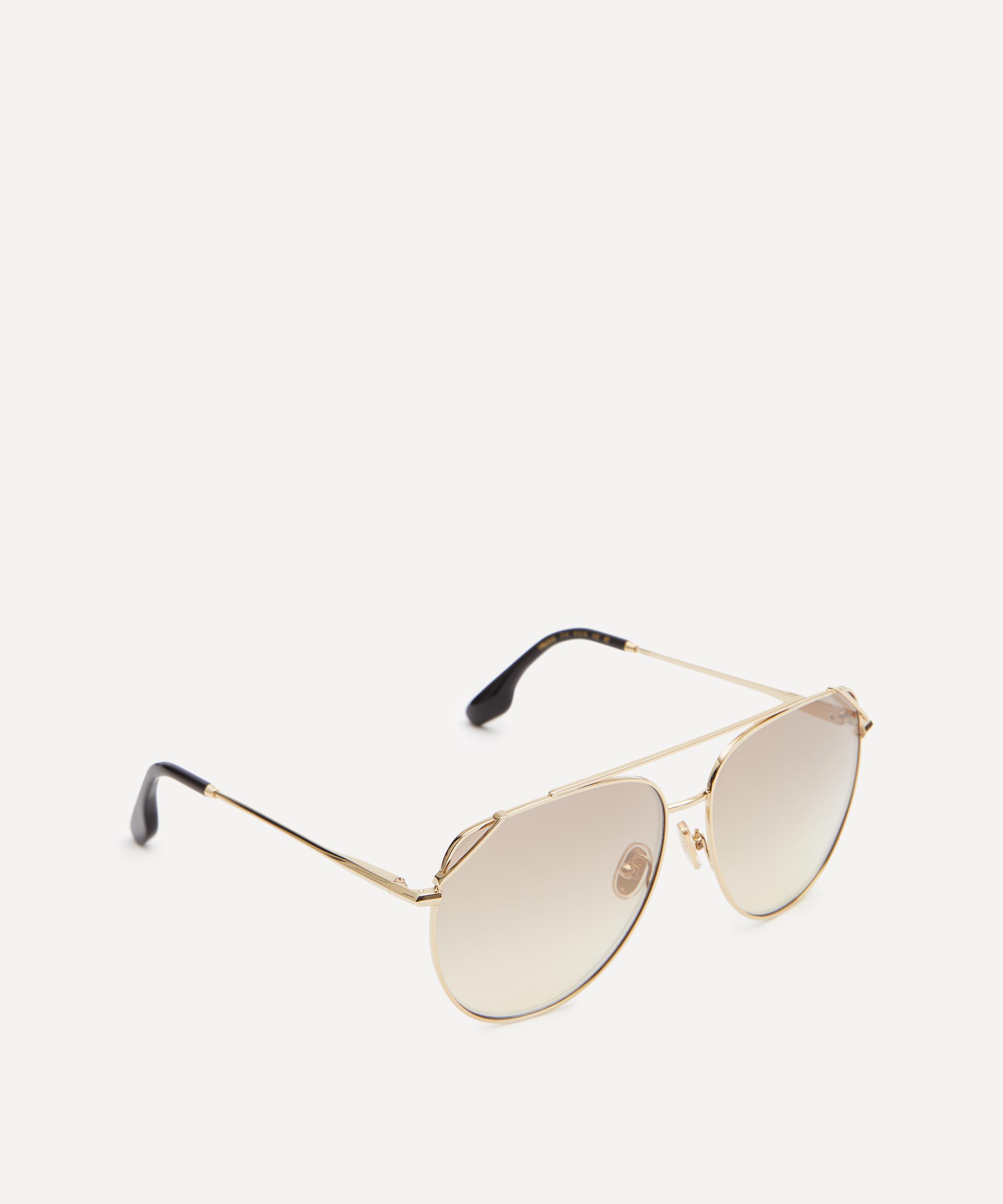 Victoria Beckham - Metal Aviator Sunglasses image number 2
