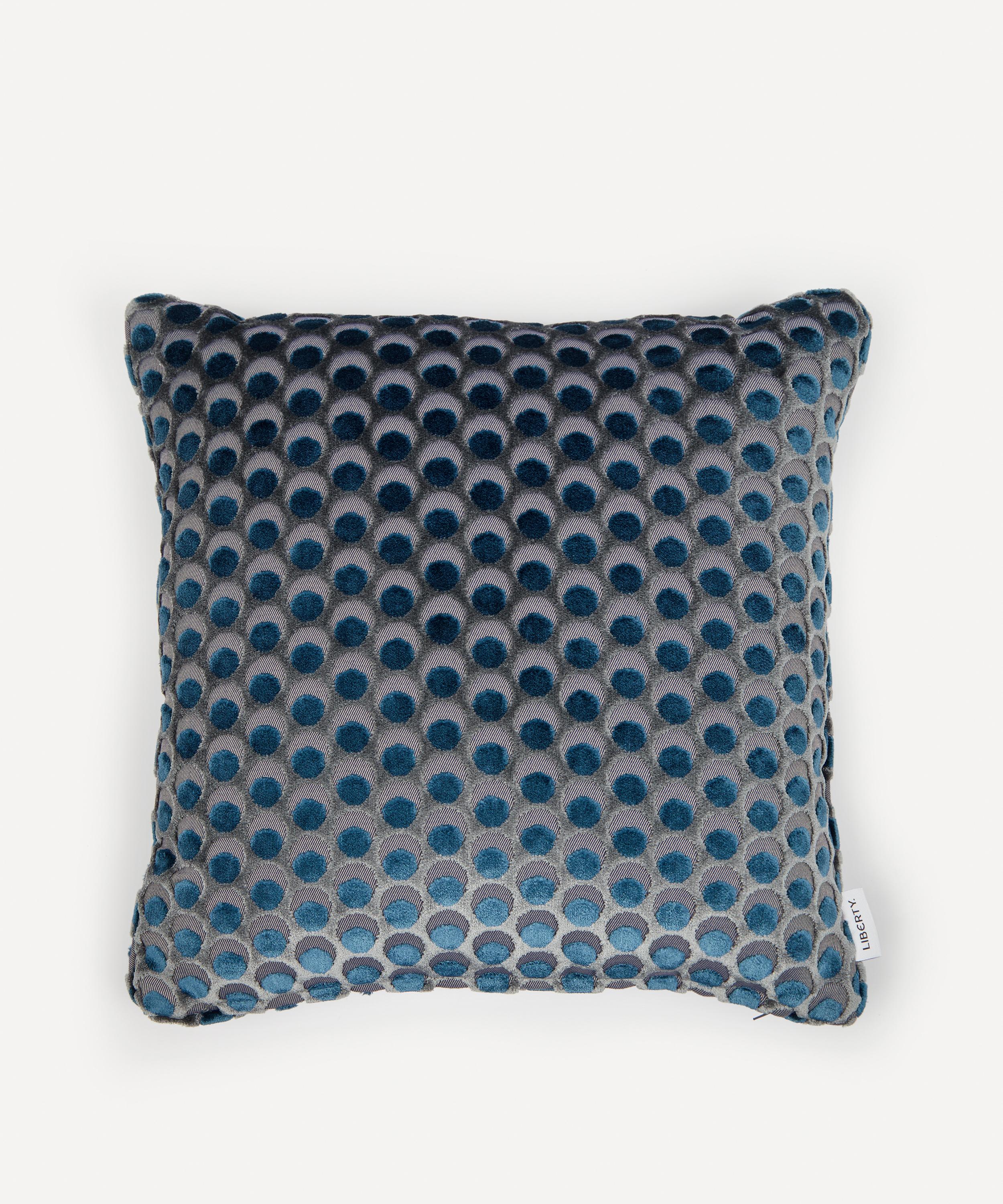 Liberty - Ottoman Spot Cut Pile Velvet Square Cushion image number 1