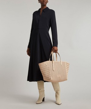 Anya Hindmarch - Neeson Woven Leather Square Tote Bag image number 1