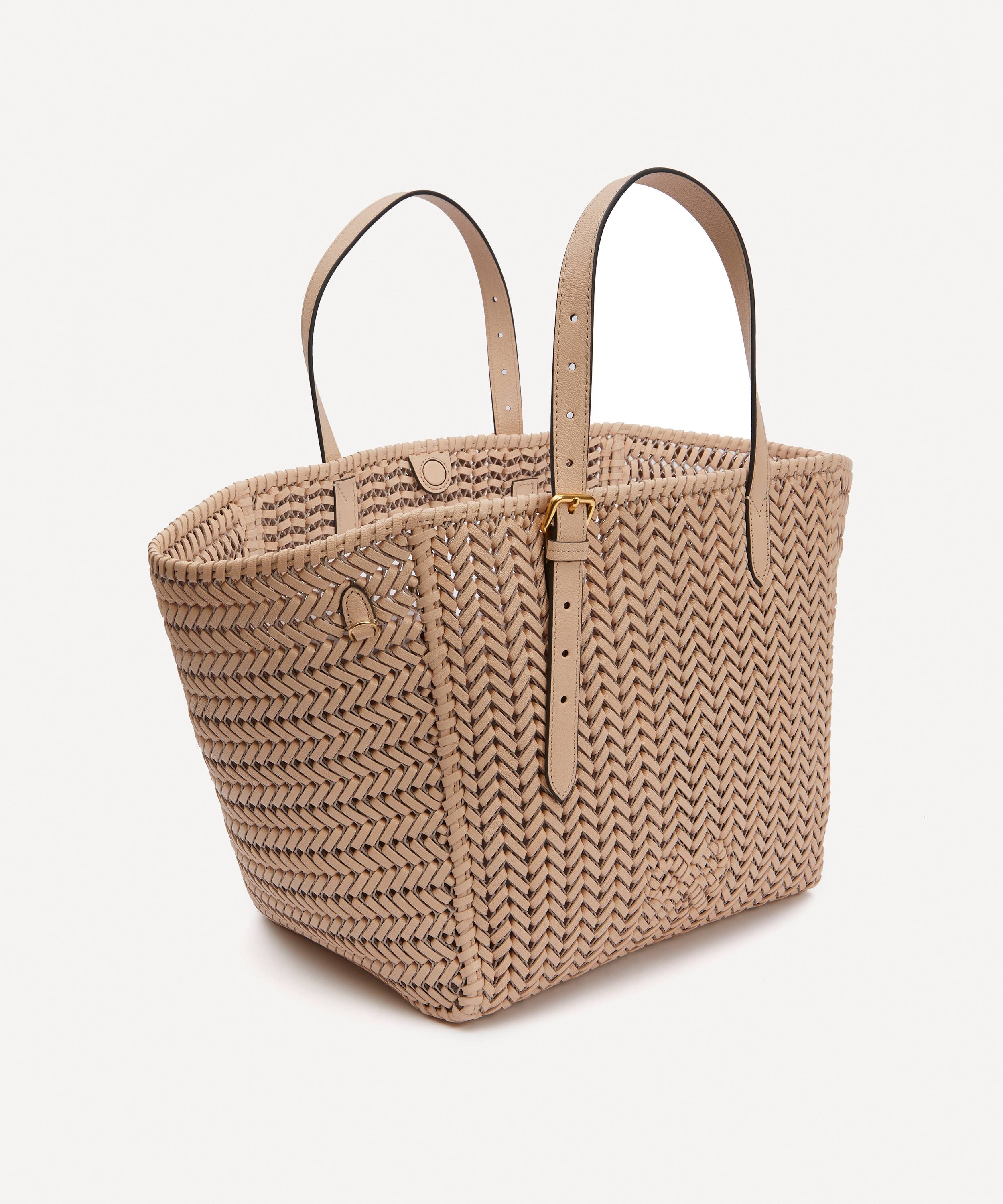 Anya Hindmarch Neeson Woven Leather Square Tote Bag | Liberty