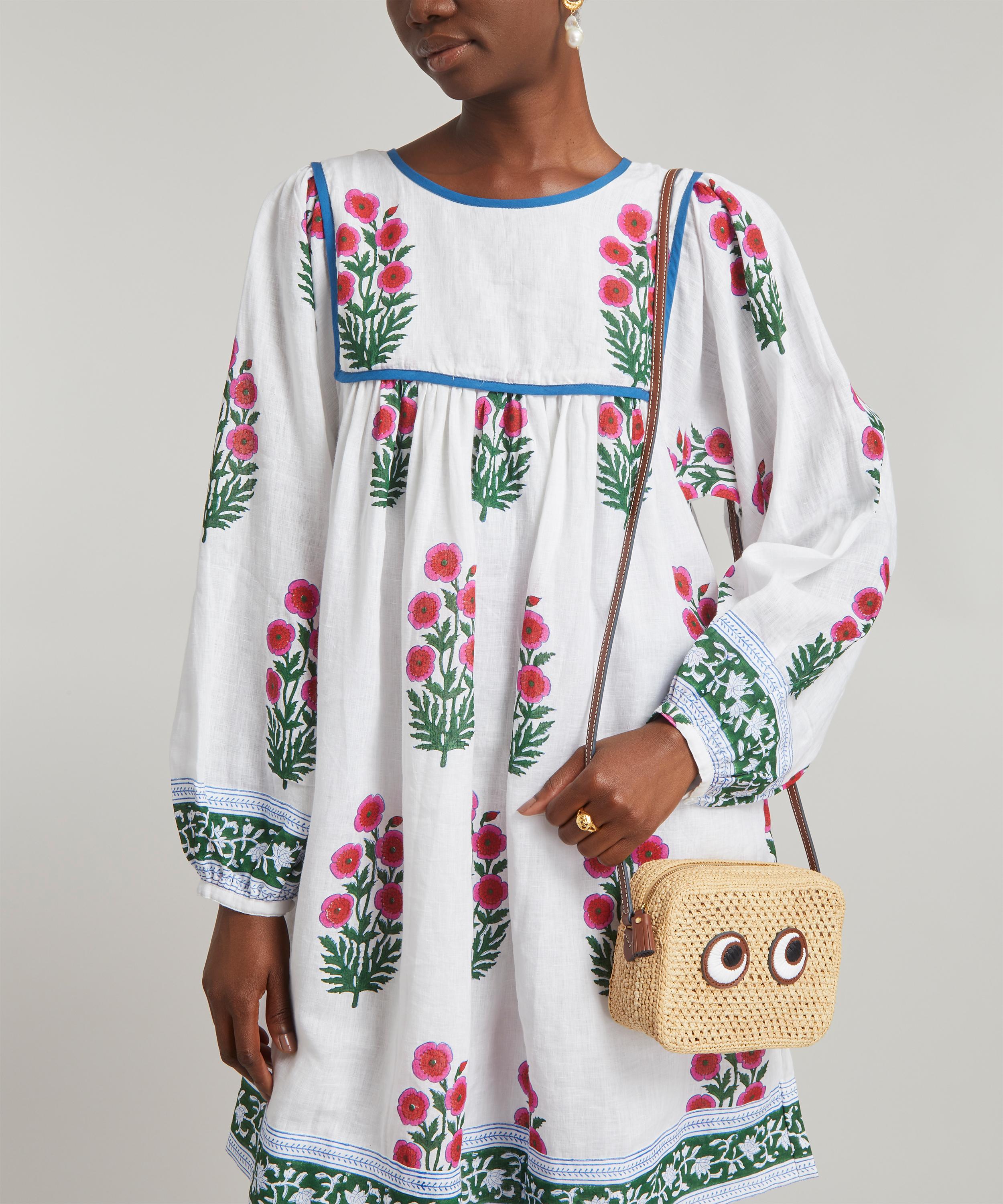 Anya Hindmarch - Eyes Raffia Cross-Body Bag image number 1