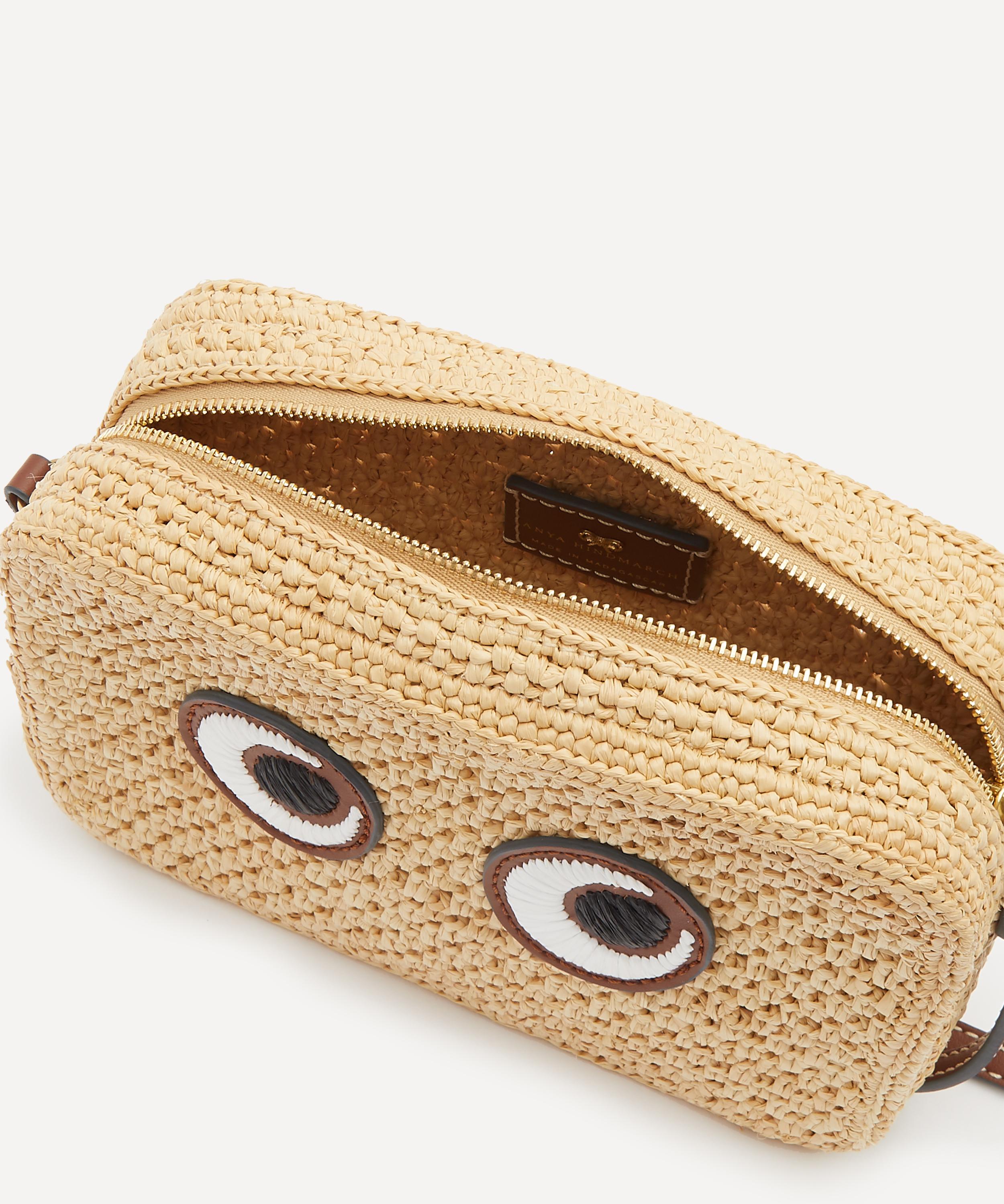 Anya Hindmarch - Raffia Eyes Crossbody Bag