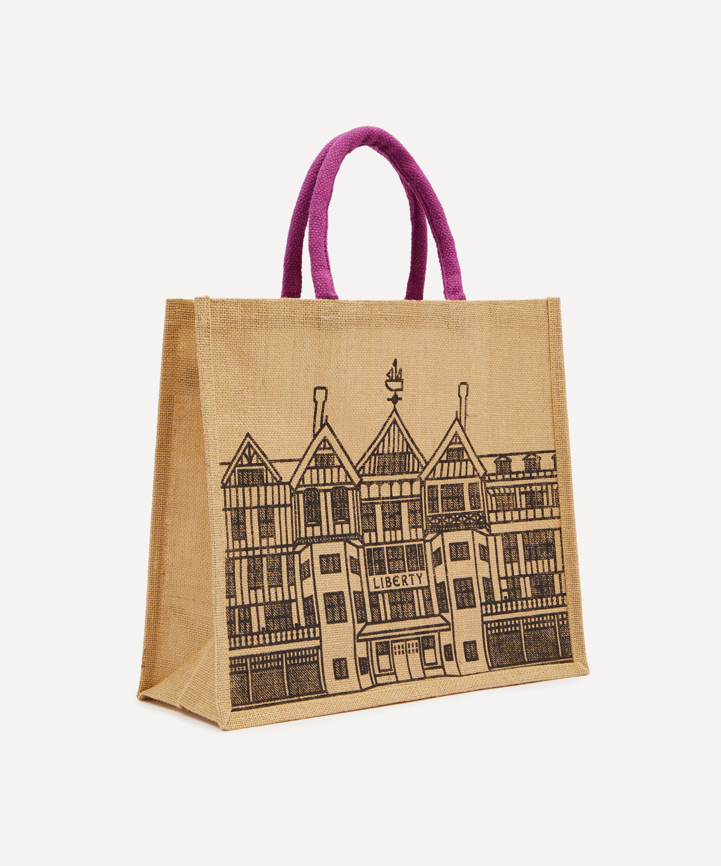 Liberty Building Jute Tote Bag