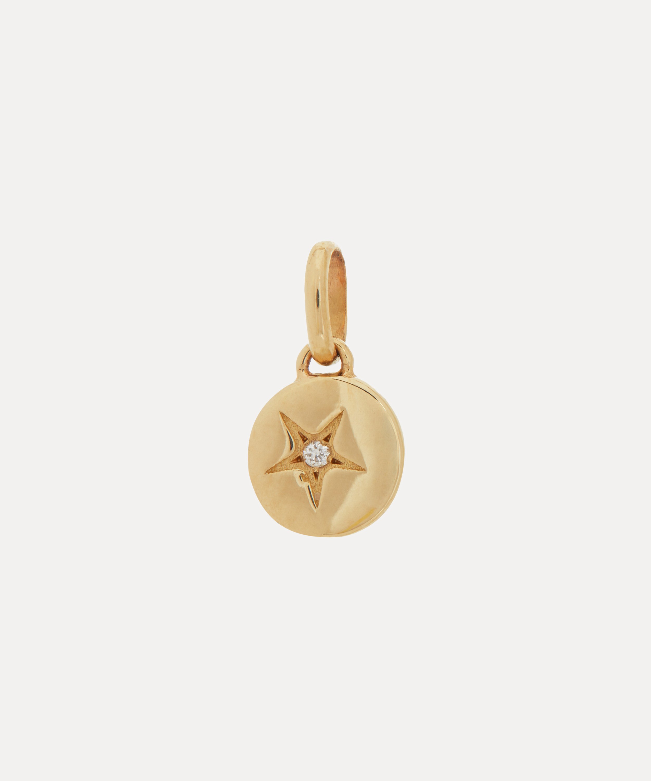 Shop online keepsake jewellery Amante Solid 9ct Gold Star Charm Pendant
