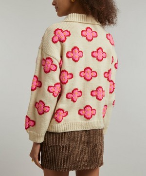 Tach Clothing - Yoko Hand-Embroidered Cardigan image number 3