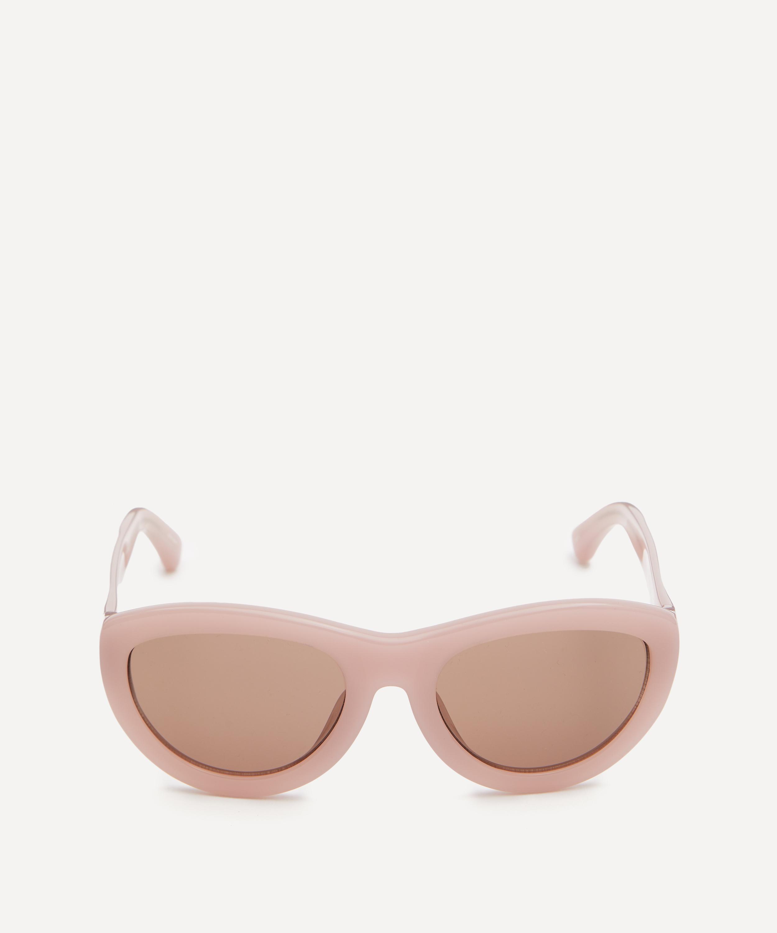 x Dries Van Noten Pink Cat-Eye Sunglasses