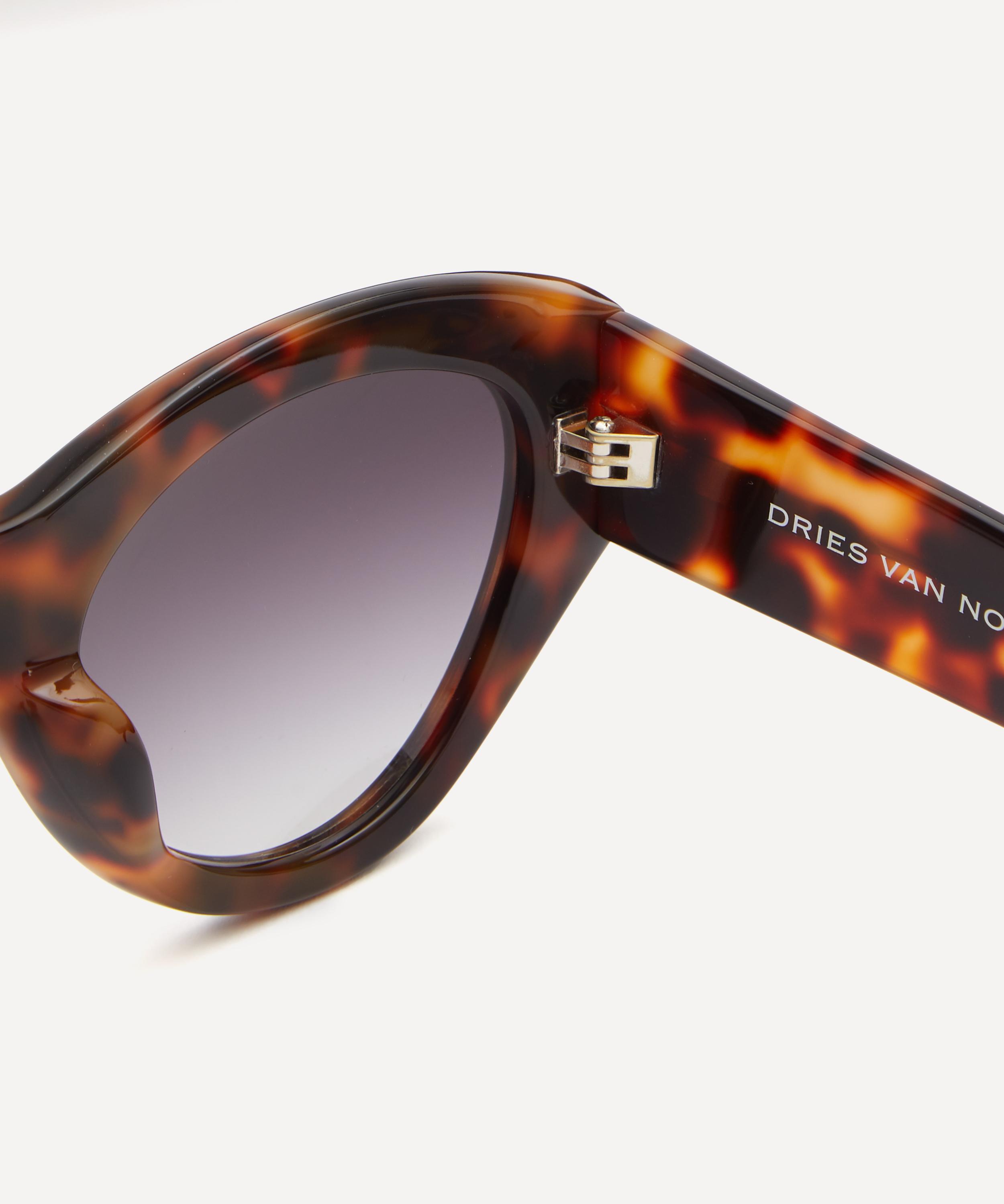 Linda Farrow x Dries Van Noten Angular Cat-Eye Sunglasses