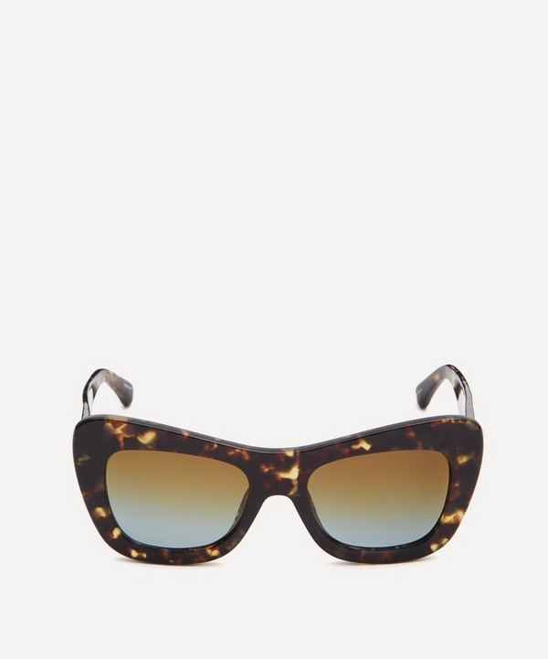 Linda Farrow - x Dries Van Noten Oversized Cat-Eye Sunglasses image number null