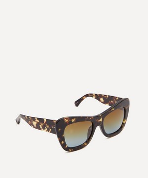 Linda Farrow - x Dries Van Noten Oversized Cat-Eye Sunglasses image number 2