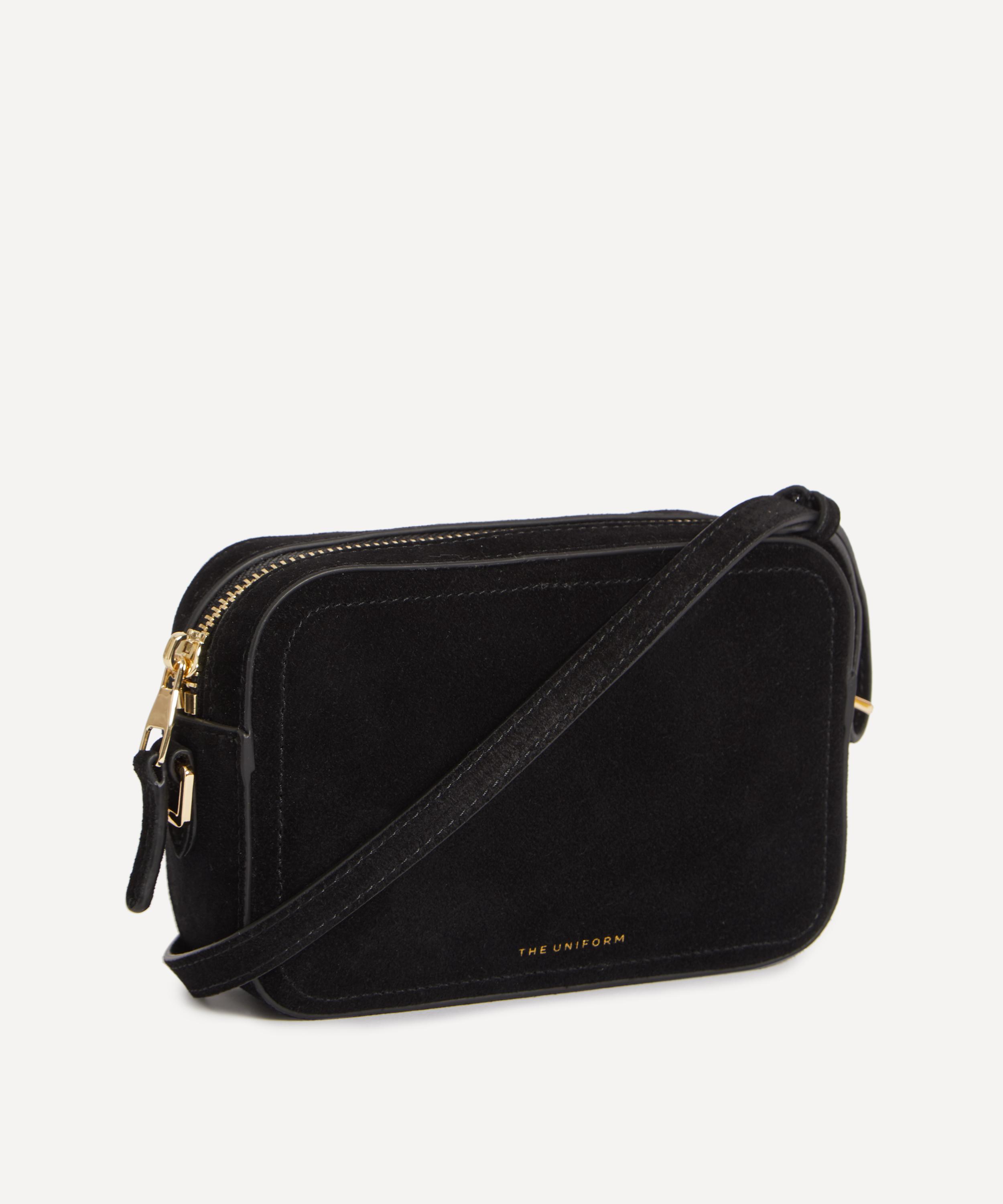 Black suede 2024 cross body bag