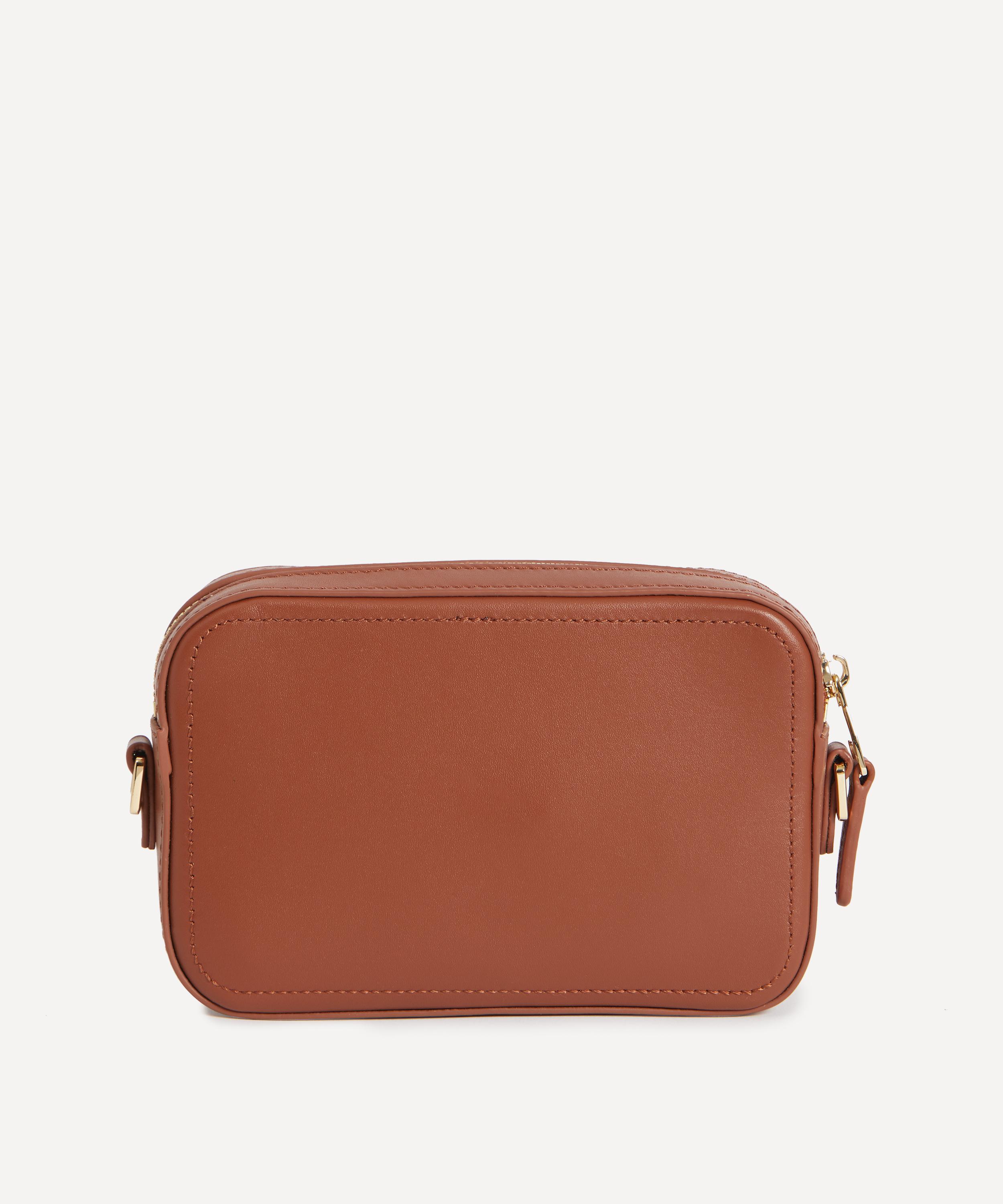 THE UNIFORM - Cocoa Leather Cross-Body Box Bag image number 2