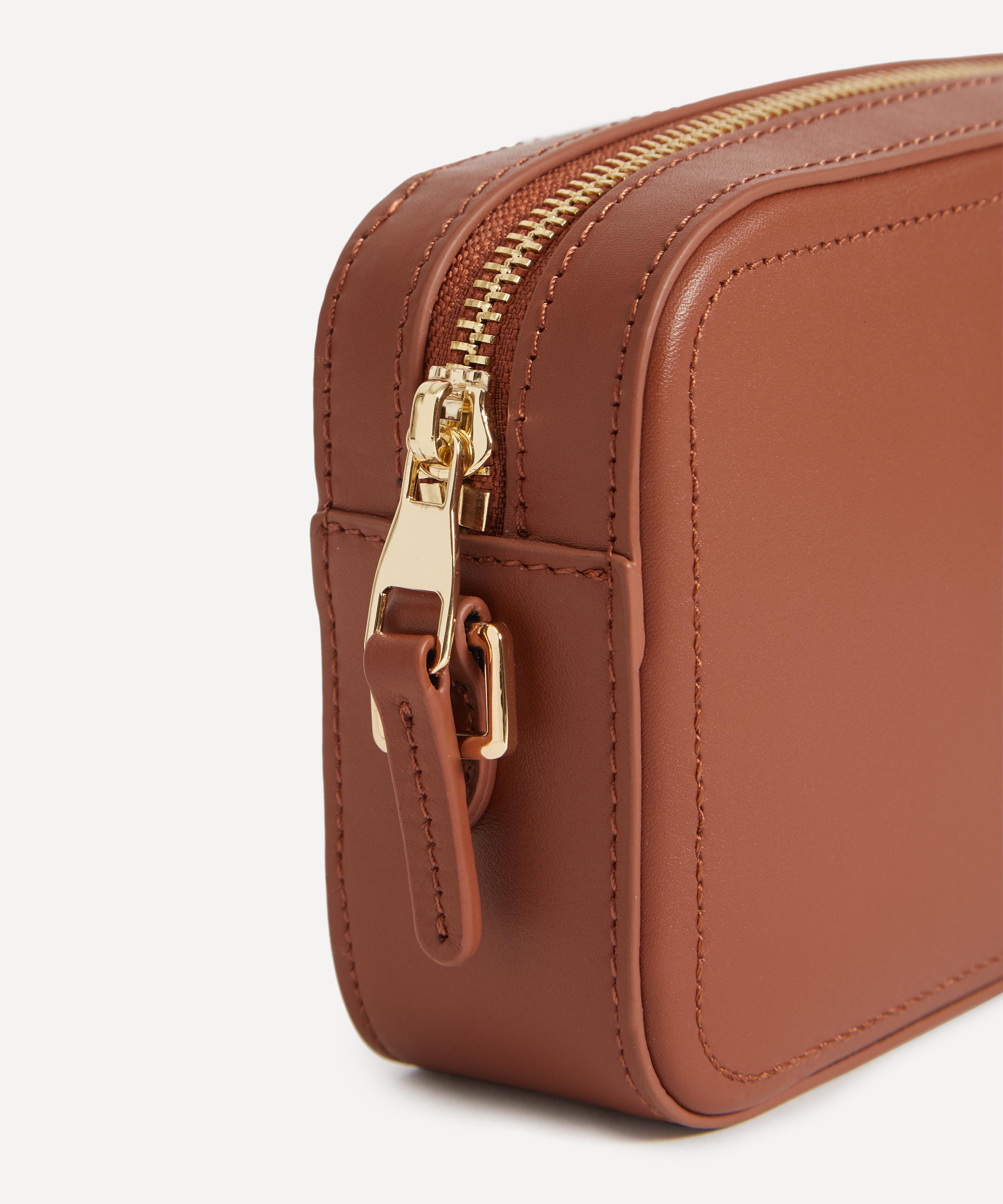 THE UNIFORM - Cocoa Leather Cross-Body Box Bag image number 3