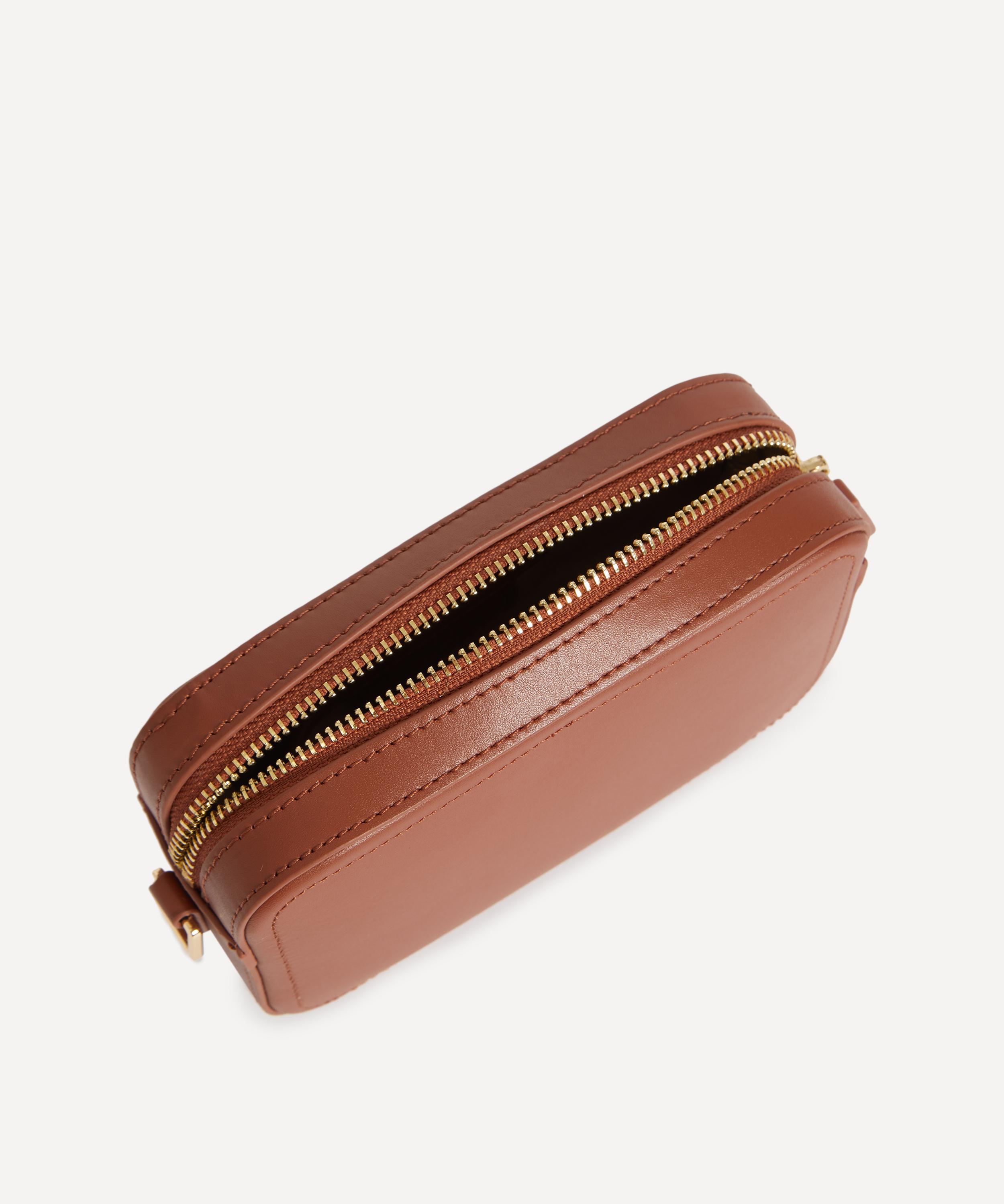 THE UNIFORM - Cocoa Leather Cross-Body Box Bag image number 4