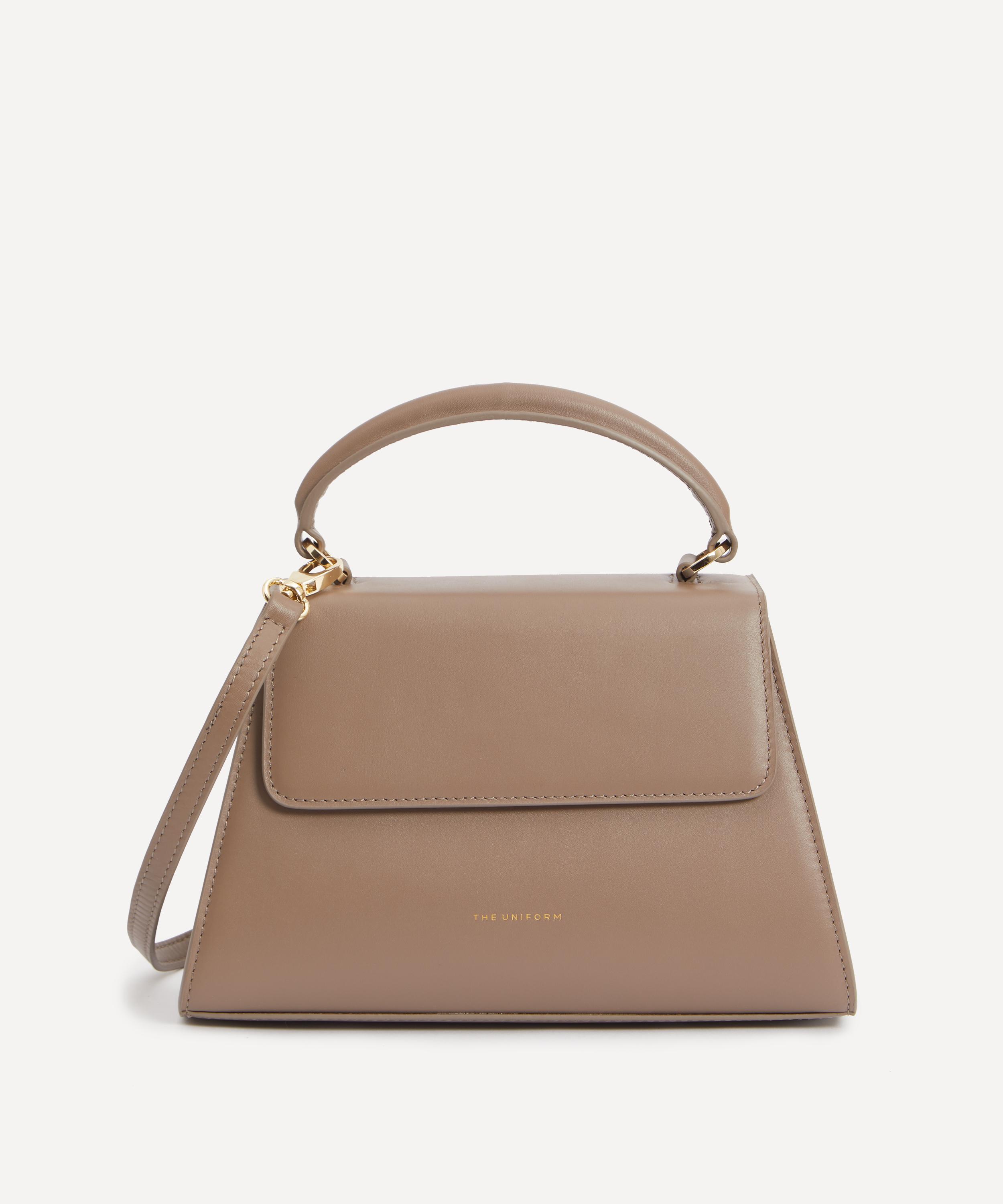 THE UNIFORM - The Little Old Lady Mushroom Leather Handbag image number 0