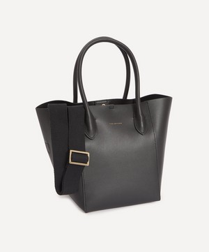 THE UNIFORM - Mini Black Leather Bucket Bag image number 2