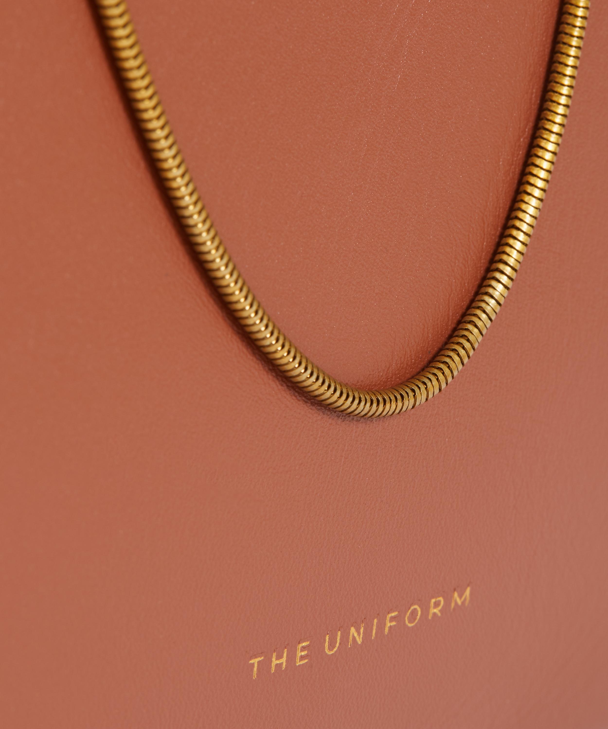 THE UNIFORM - The Paper Bag in Cocoa Leather image number 3