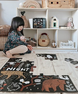 Wee Gallery - Nightlife Floor Jigsaw Puzzle image number 1