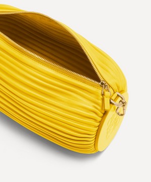 Loewe - Pleated Leather Bracelet Pouch Bag image number 3