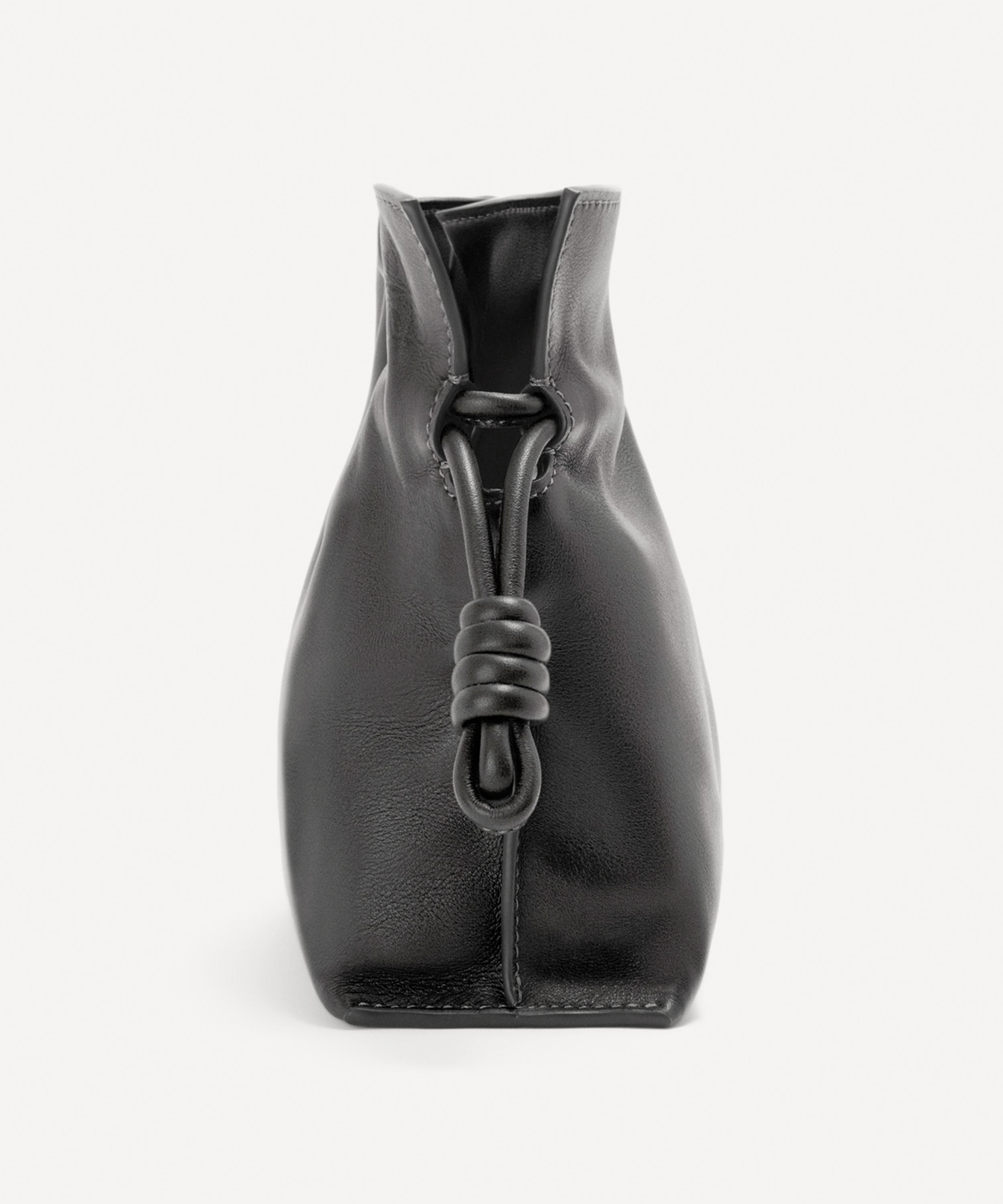 Mini Bucket Bag In Nappa With Vlogo Signature Chain for Woman in Black