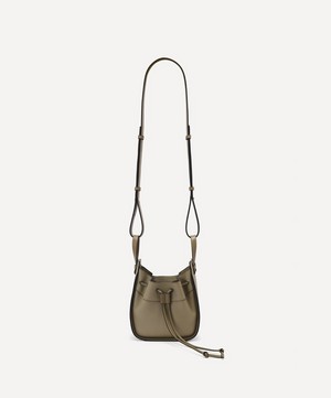 Loewe - Mini Hammock Drawstring Leather Bag image number 5