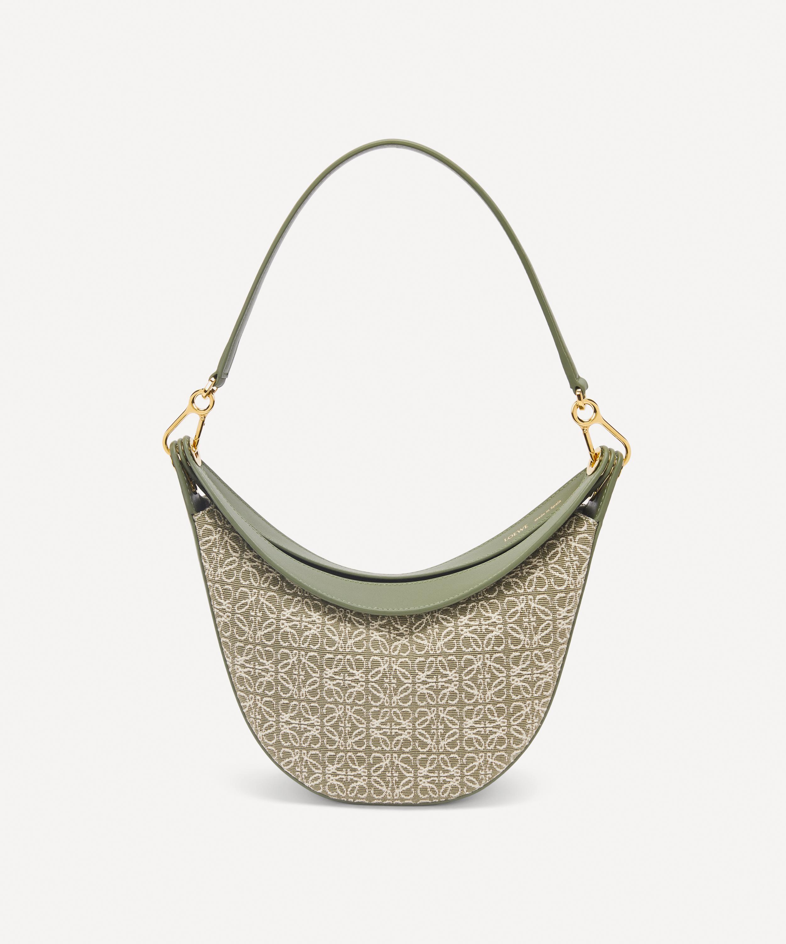 Loewe Small Luna Anagram Jacquard and Leather Shoulder Bag | Liberty