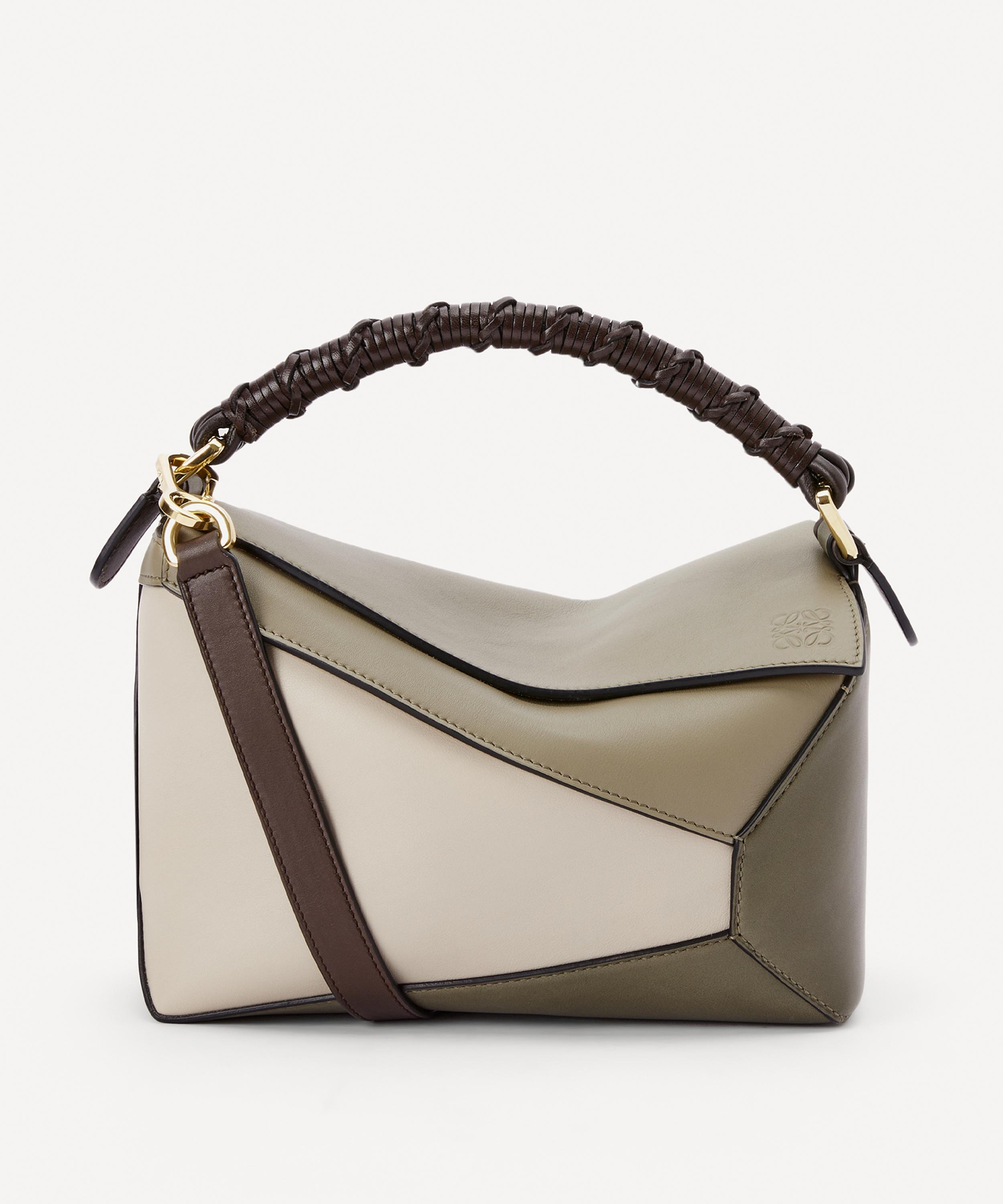 LOEWE Puzzle Edge small leather shoulder bag