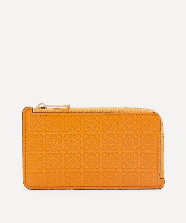 Loewe - Repeat Embossed Leather Coin Cardholder image number null