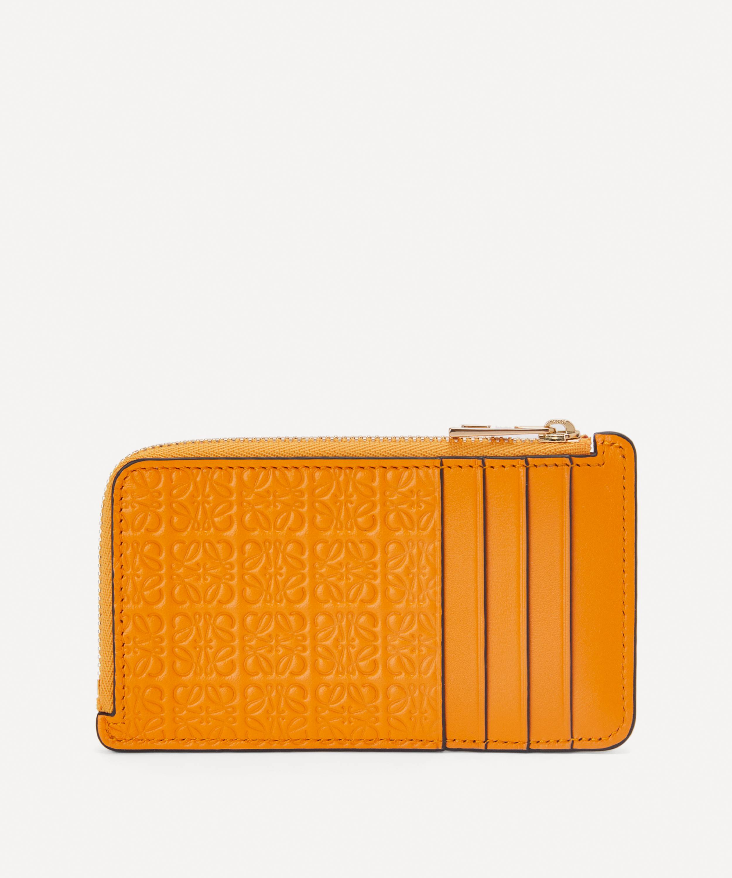 Loewe Repeat Embossed Leather Coin Cardholder | Liberty