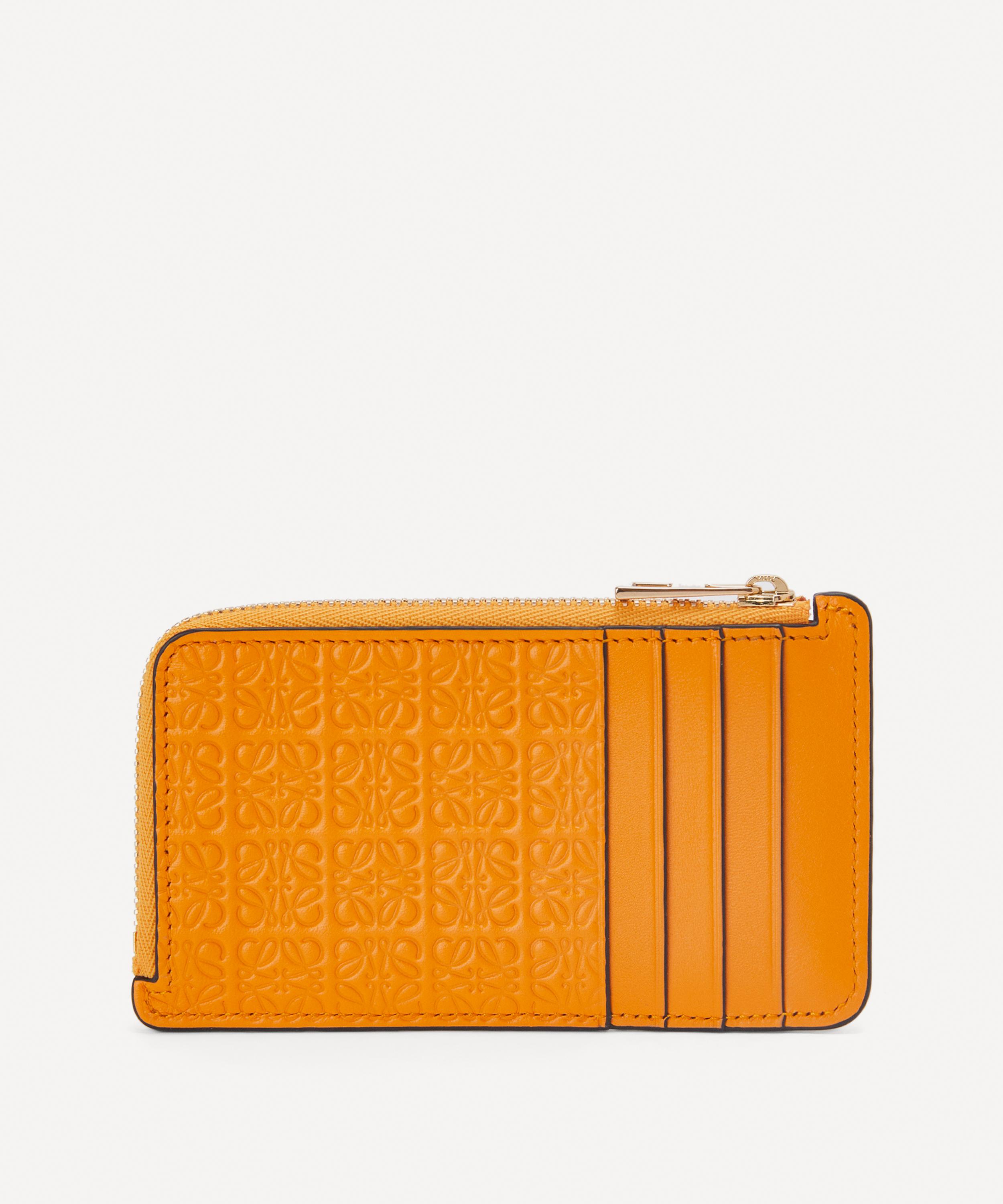 Loewe Repeat Embossed Leather Coin Cardholder | Liberty