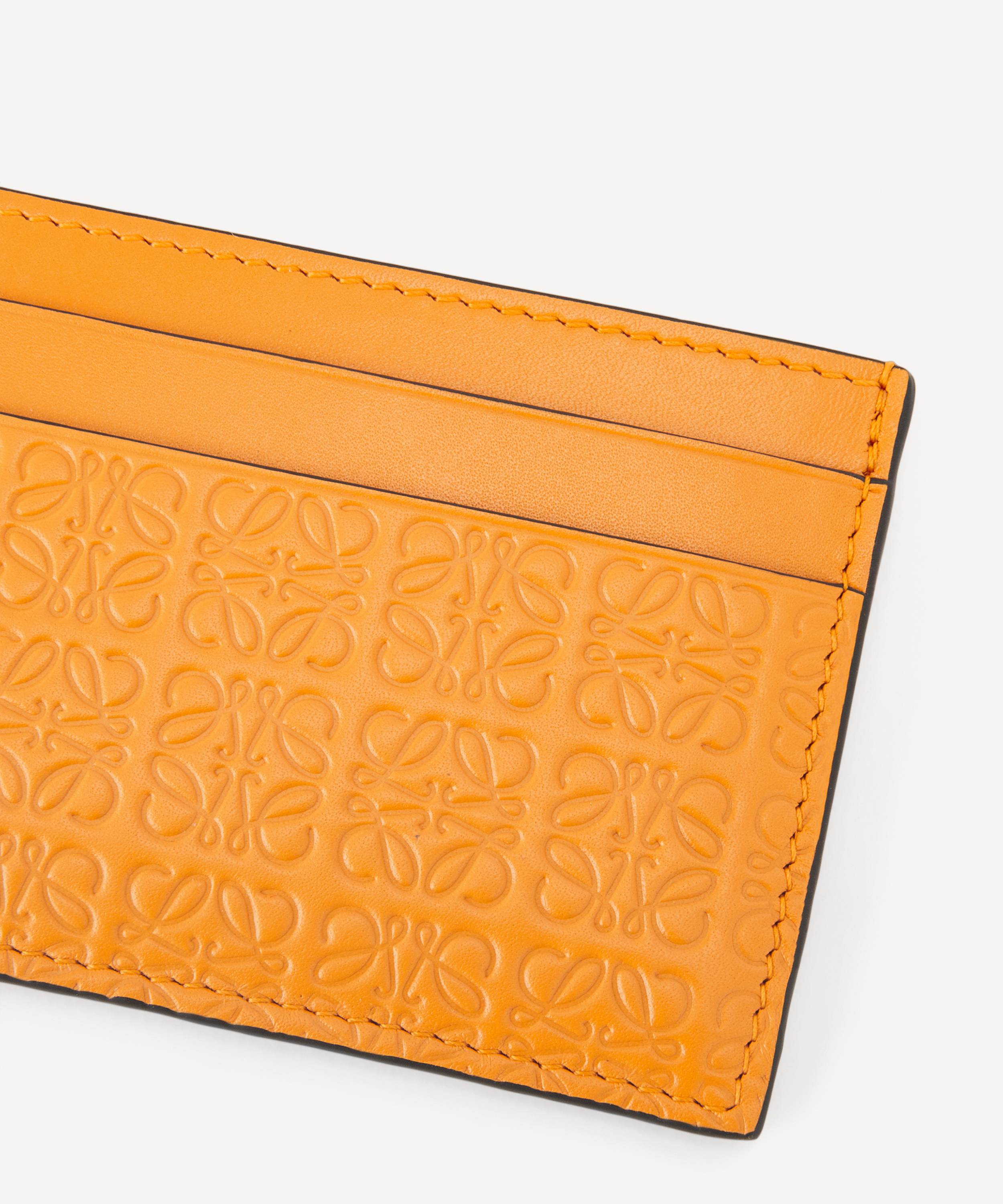 Repeat Embossed Leather Plain Cardholder