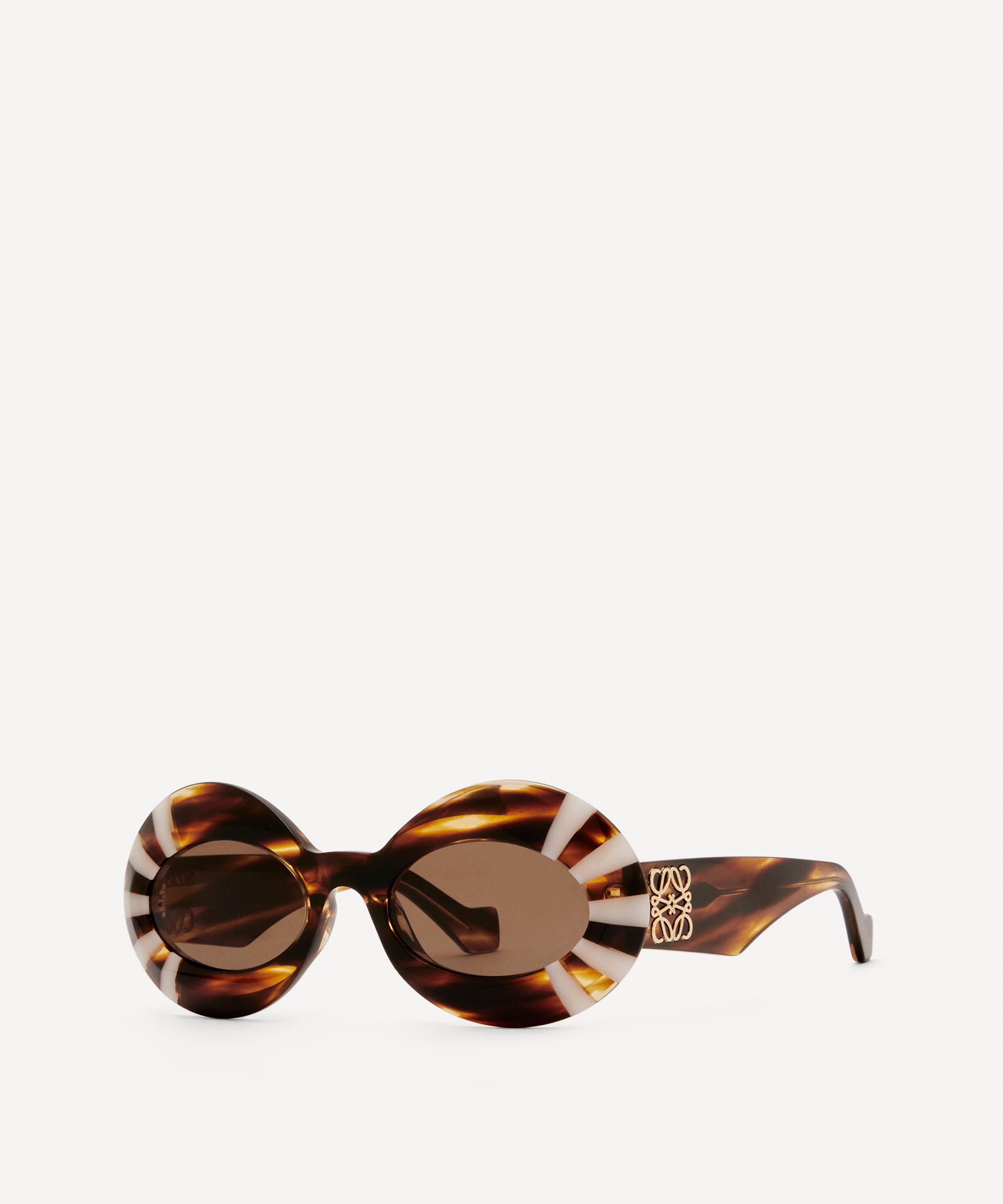 Loewe Oversized Oval Acetate Sunglasses | Liberty