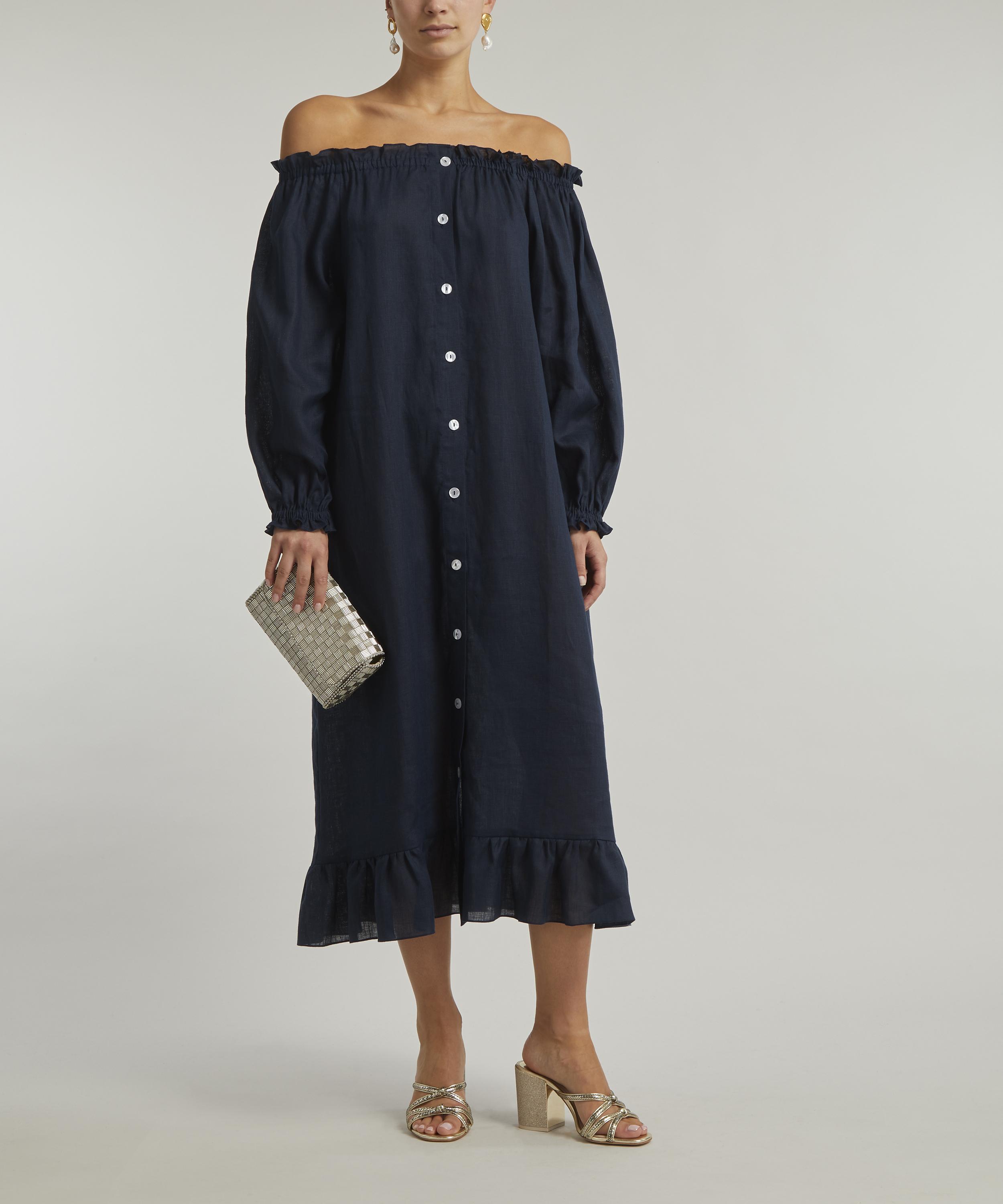 Sleeper - Linen Midi-Dress image number 1