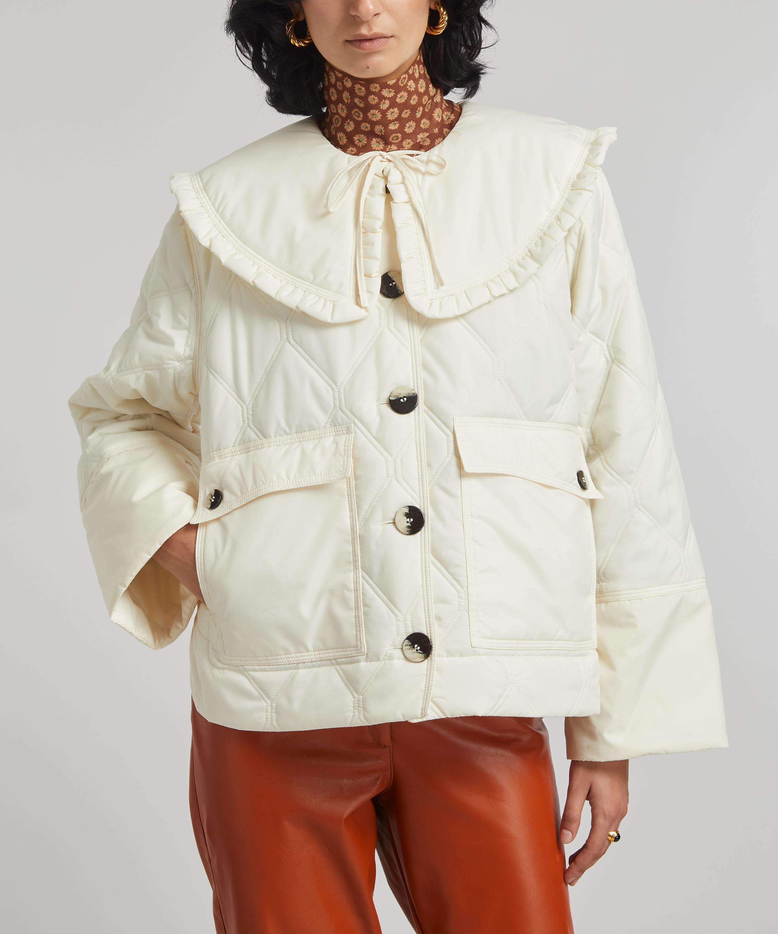 Ganni on sale quilted jacket