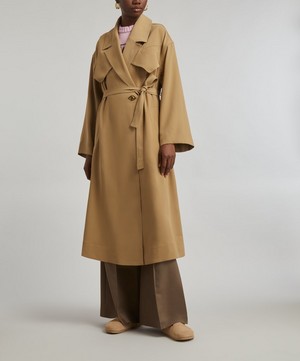 Ganni - Twill Trench Coat image number 2