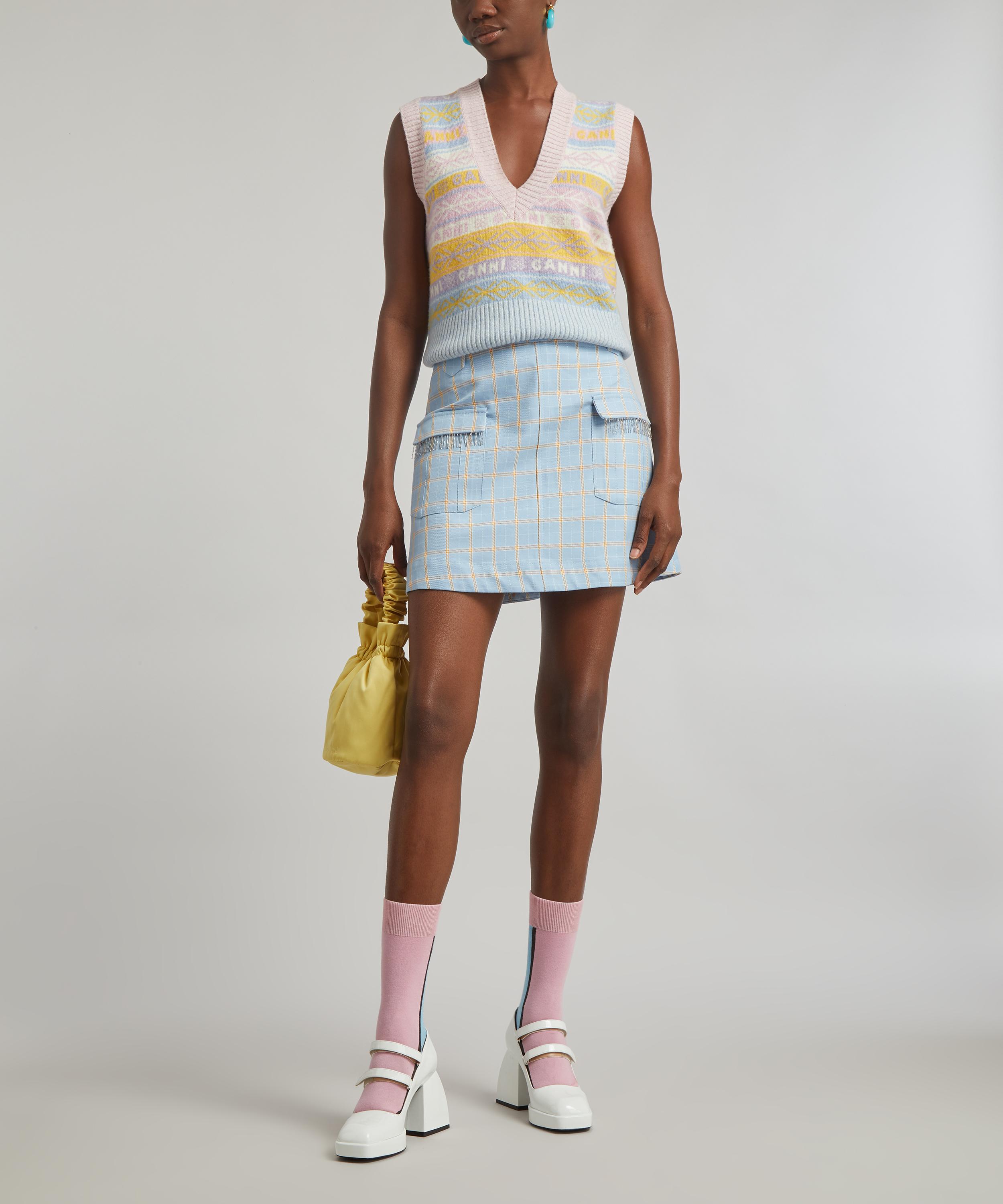 Ganni - Logo V-neck Vest image number 1