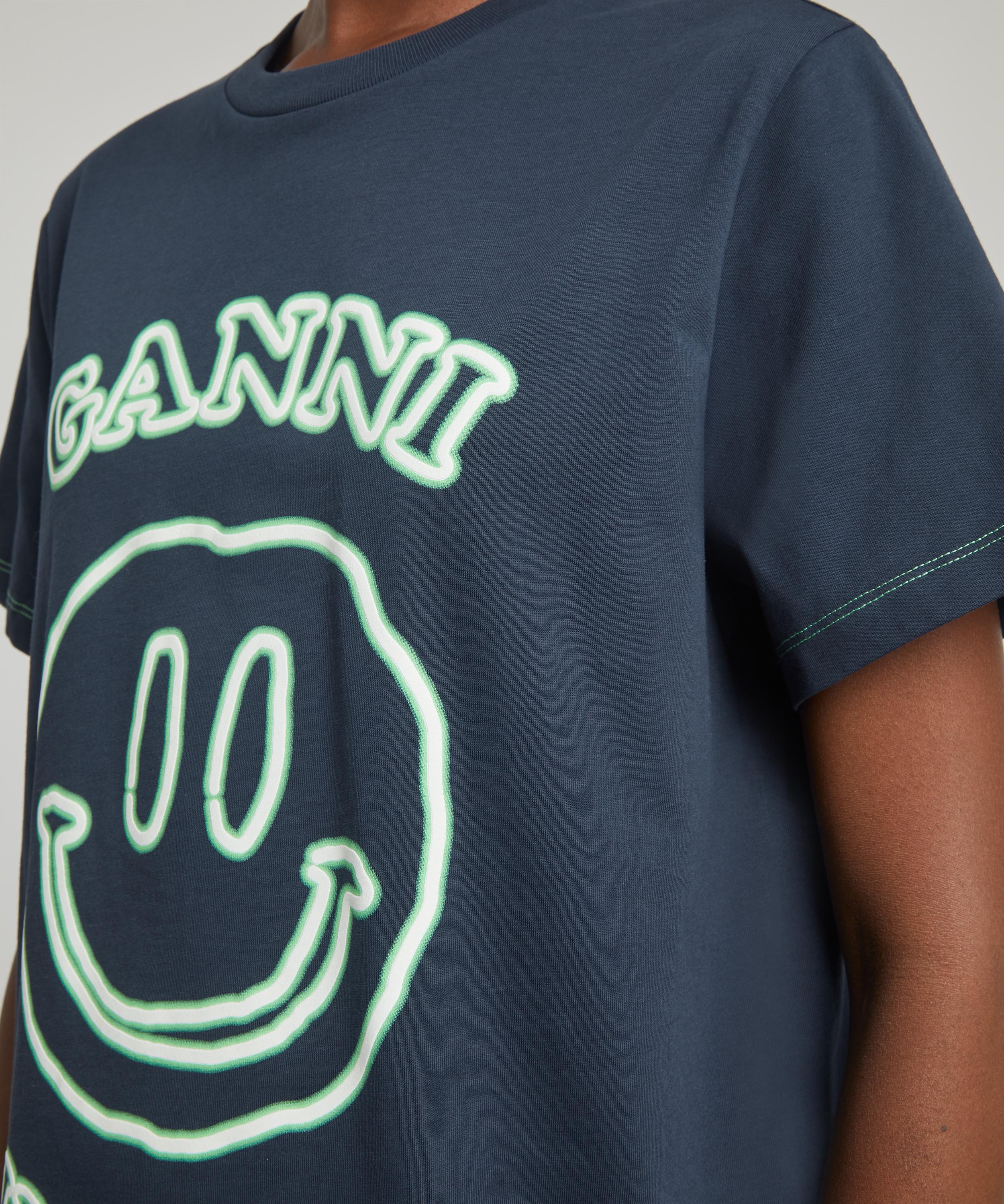 GANNI Navy 'Ganni Hotel' T-Shirt