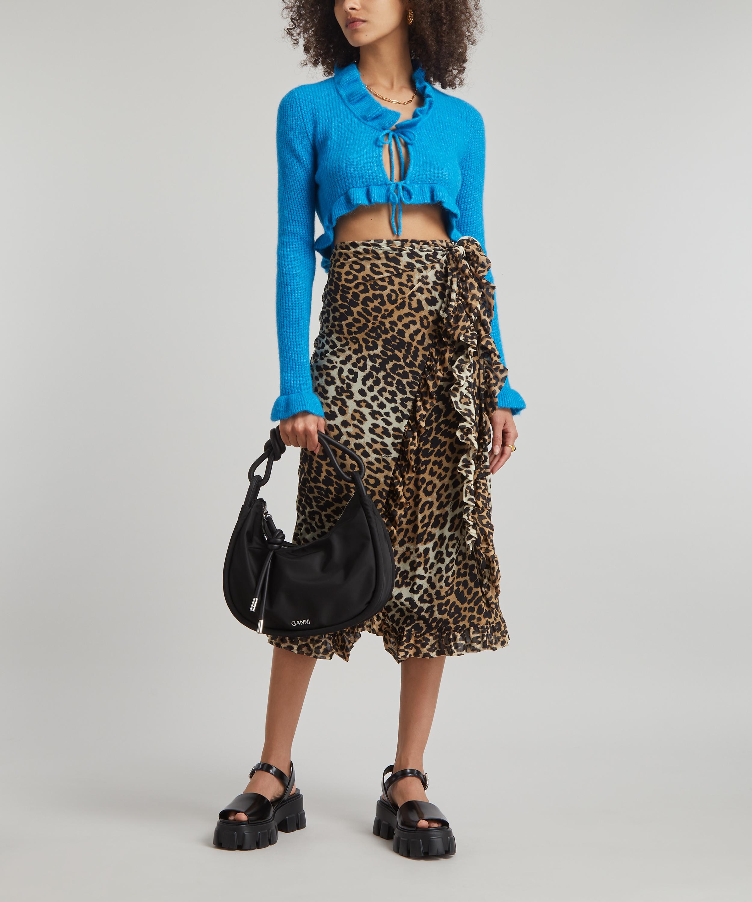Ganni - Cropped Wool Cardigan image number 1