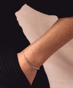 Astley Clarke - Sterling Silver Deco Kula Bar Bracelet image number 2