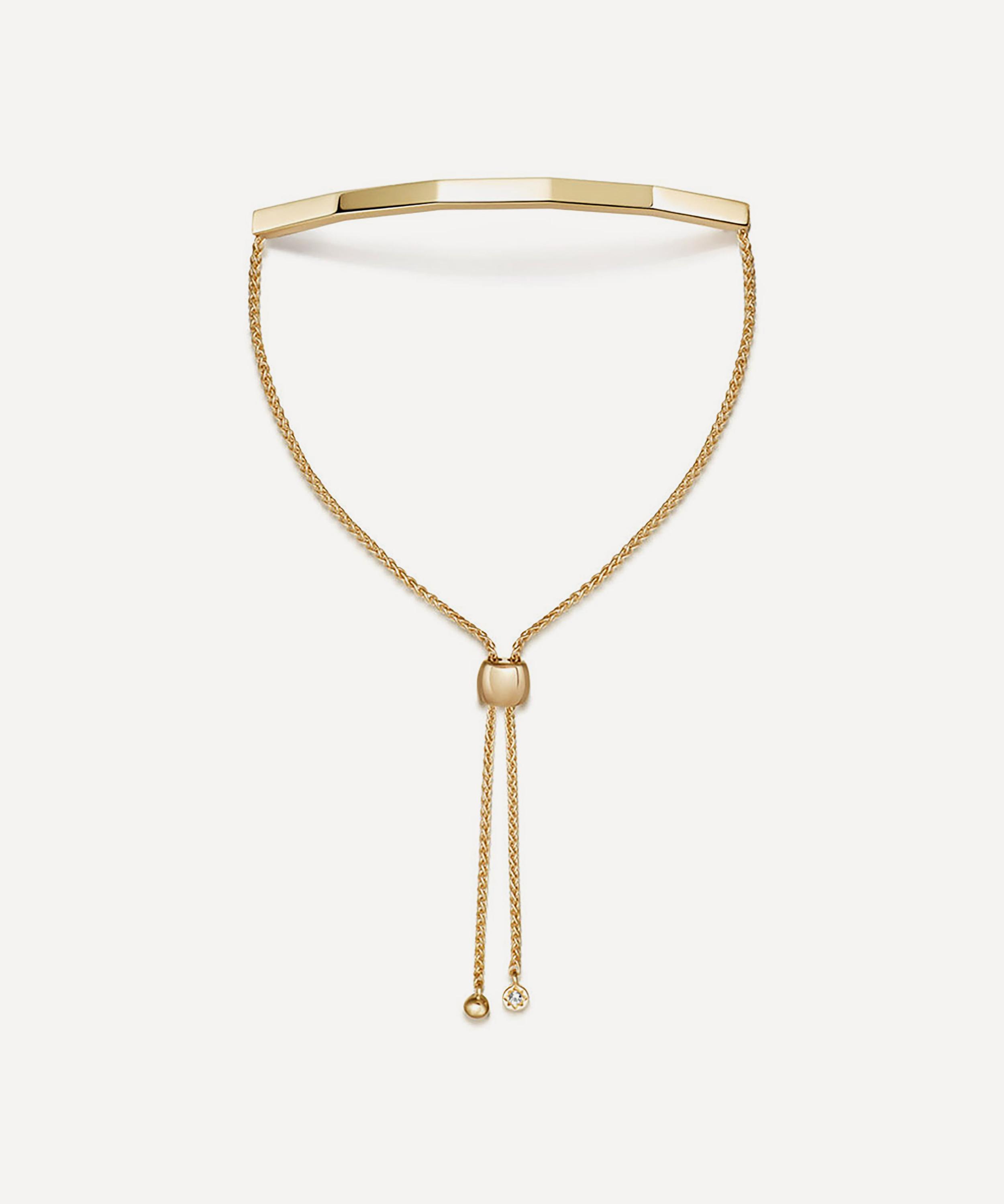 Astley Clarke - 18ct Gold-Plated Vermeil Silver Deco Kula Bar Bracelet image number 1