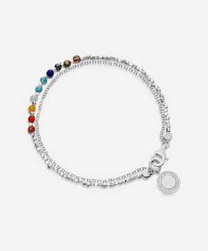 Astley Clarke - Sterling Silver Rainbow Cosmos Biography Charm Bracelet image number 0