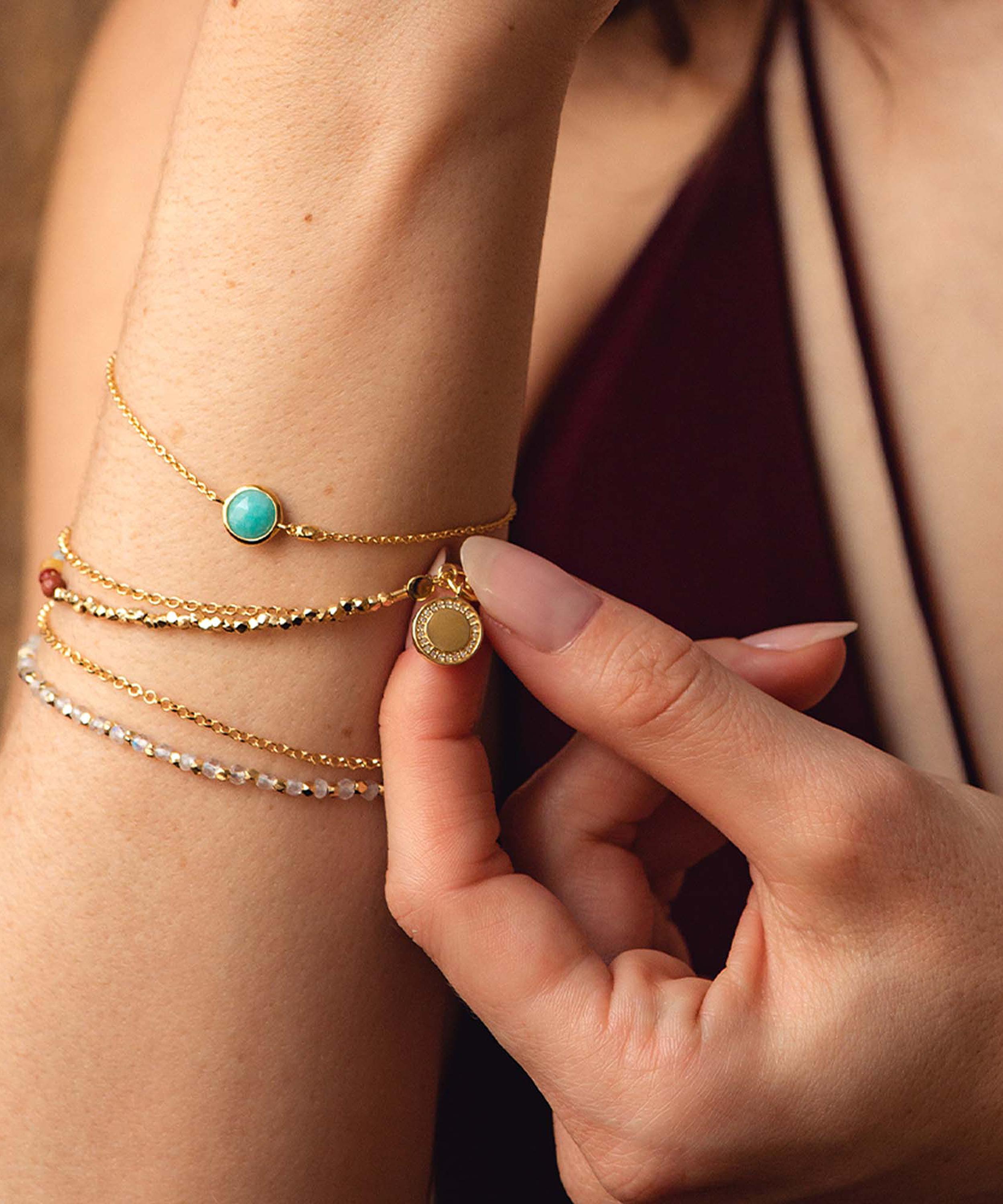 Astley Clarke 18ct Gold-Plated Vermeil Silver Rainbow Cosmos Biography Charm Bracelet | Liberty