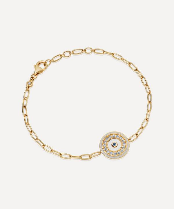 Astley Clarke - 18ct Gold Plated Vermeil Silver Circulus Mother Of Pearl Chain Bracelet image number 0