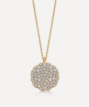 Astley Clarke - 14ct Gold Plated Vermeil Silver Asteri Diamond Locket Necklace image number 0