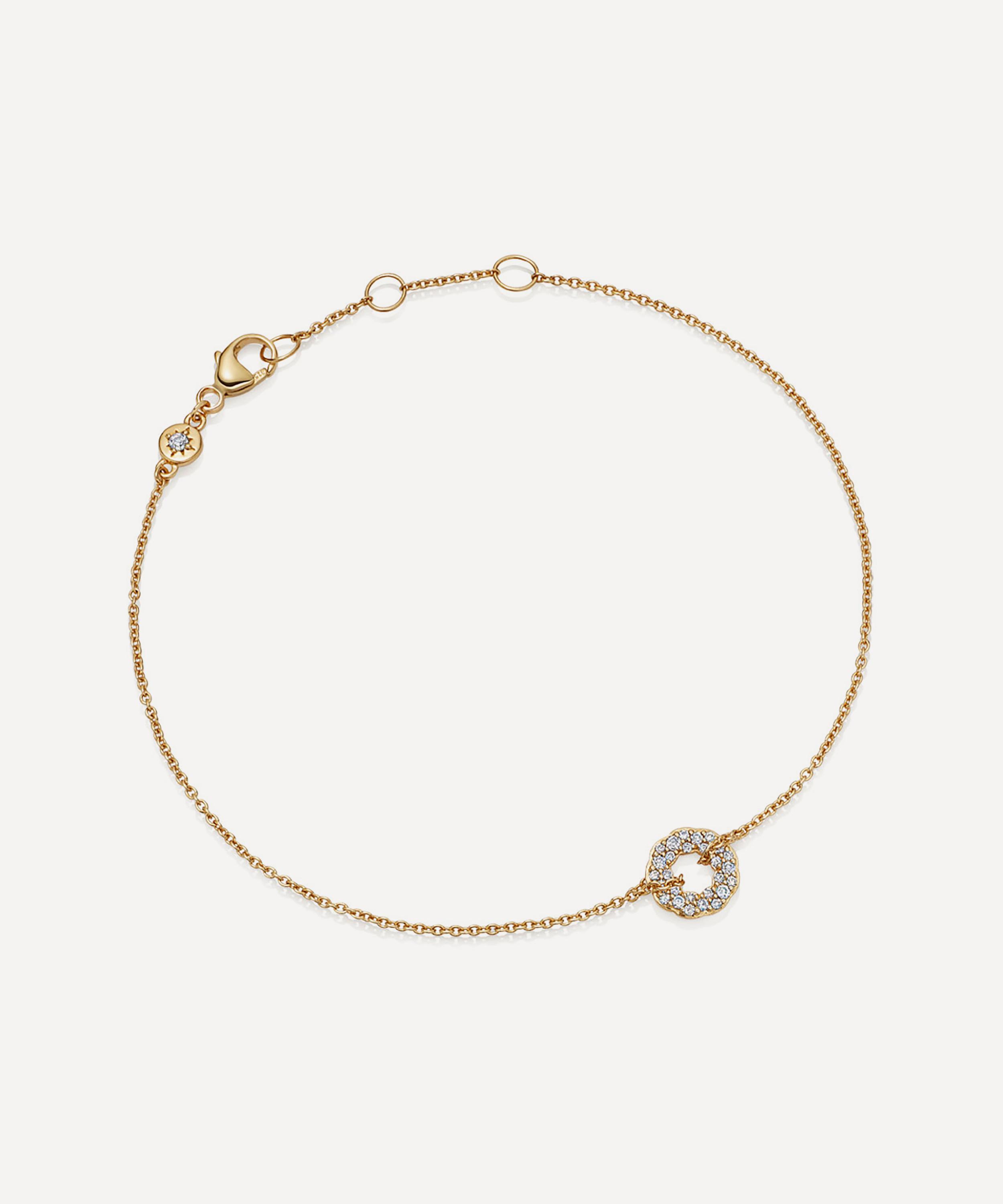Astley Clarke - 14ct Gold Plated Vermeil Silver Asteri Diamond Bracelet image number 0