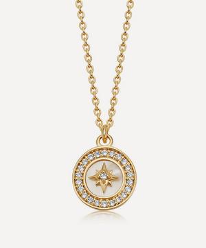 Astley Clarke - 18ct Gold Plated Vermeil Silver Polaris Mother Of Pearl Pendant Necklace image number 0