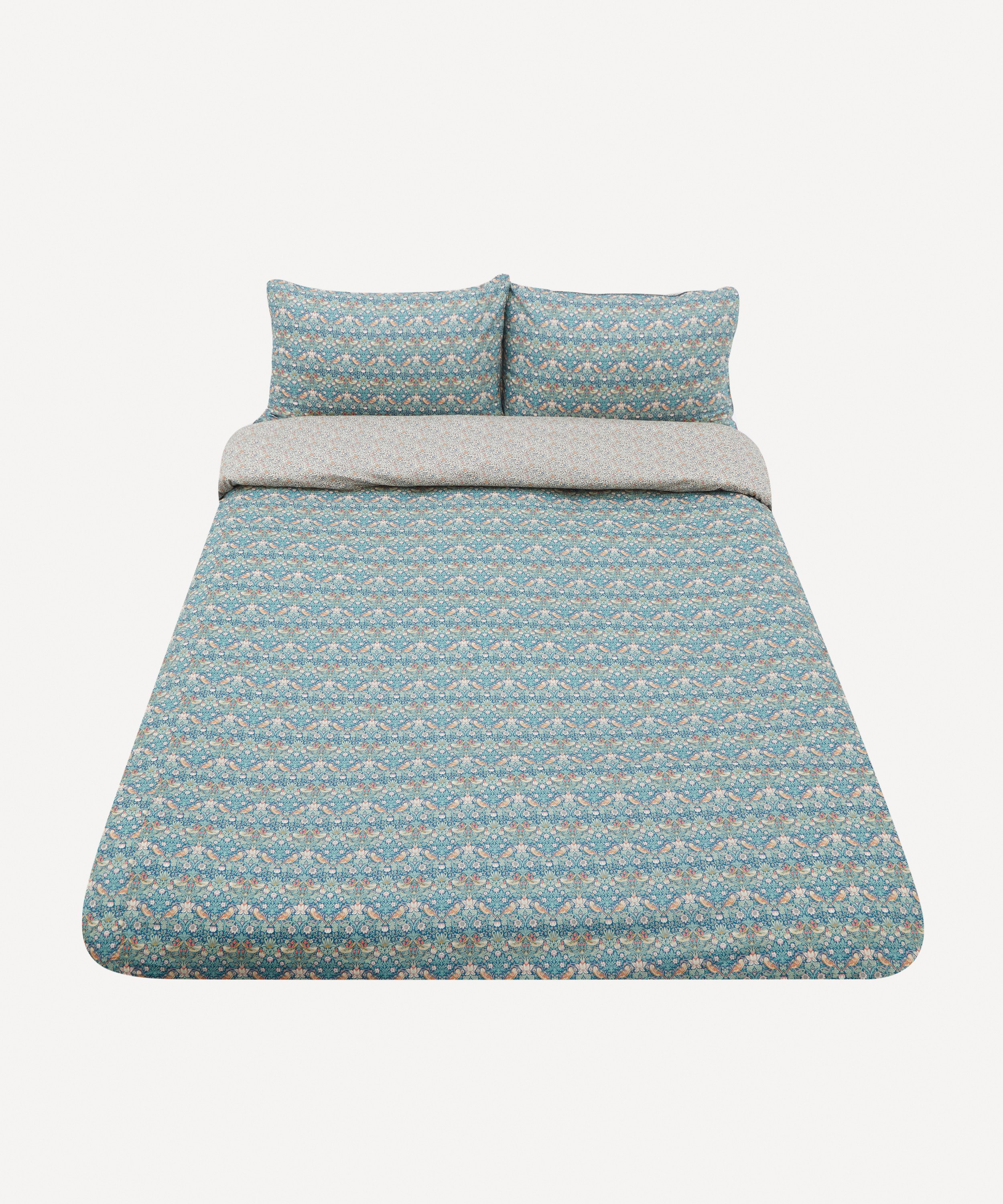 Coco & Wolf - Strawberry Thief & Katie and Millie Double Duvet Cover Set image number 0