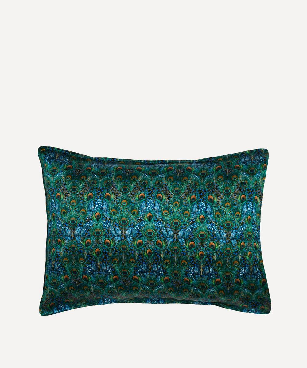Coco & Wolf - Peacock Manor Silk Satin Pillowcases Set of Two