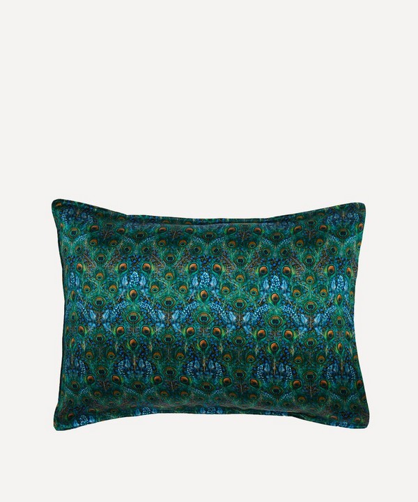 Coco & Wolf - Peacock Manor Silk Satin Pillowcases Set of Two image number null