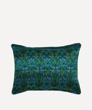 Coco & Wolf - Peacock Manor Silk Satin Pillowcases Set of Two image number 1