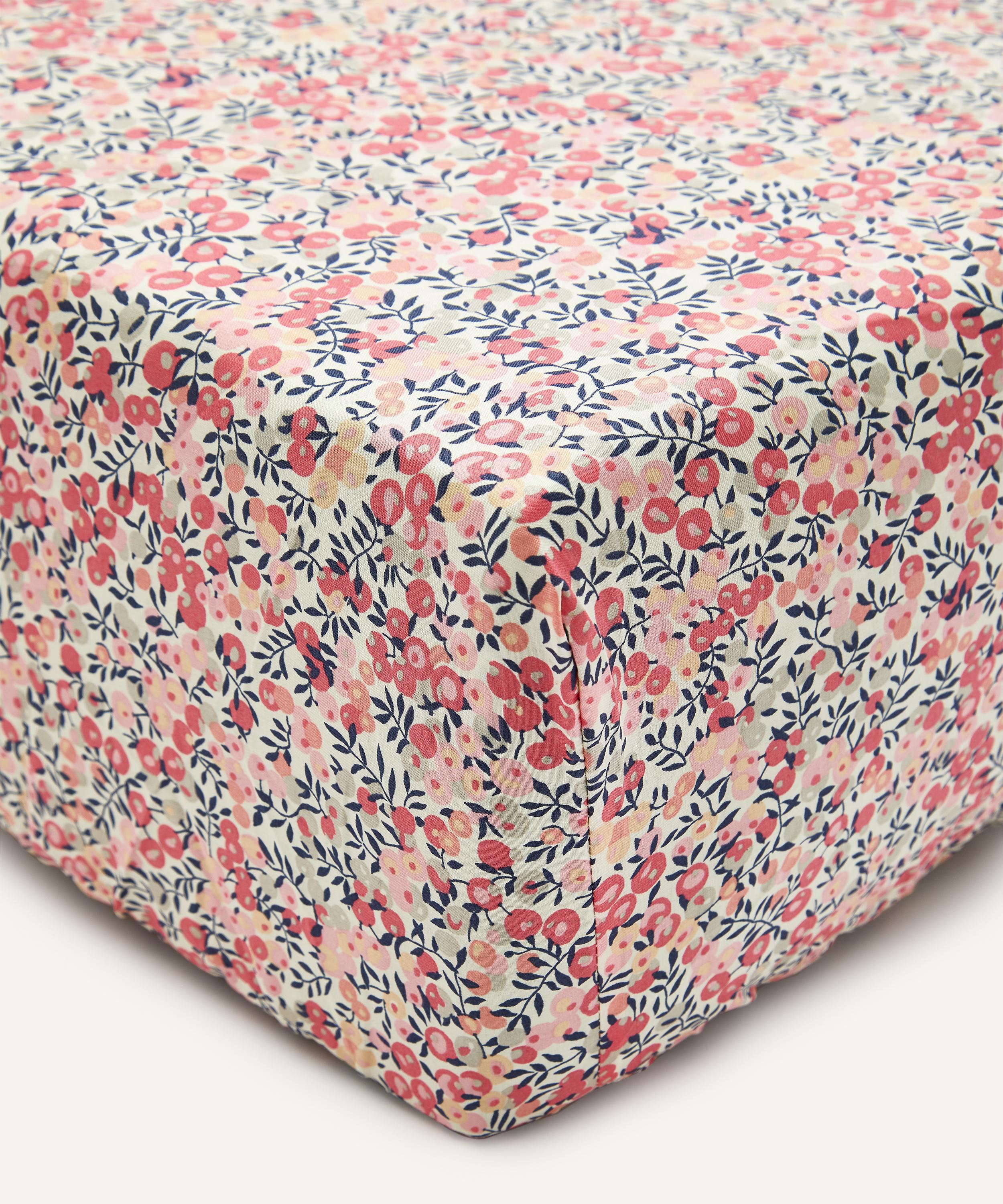 Coco & Wolf - Wiltshire Pink Double Fitted Sheet image number 0